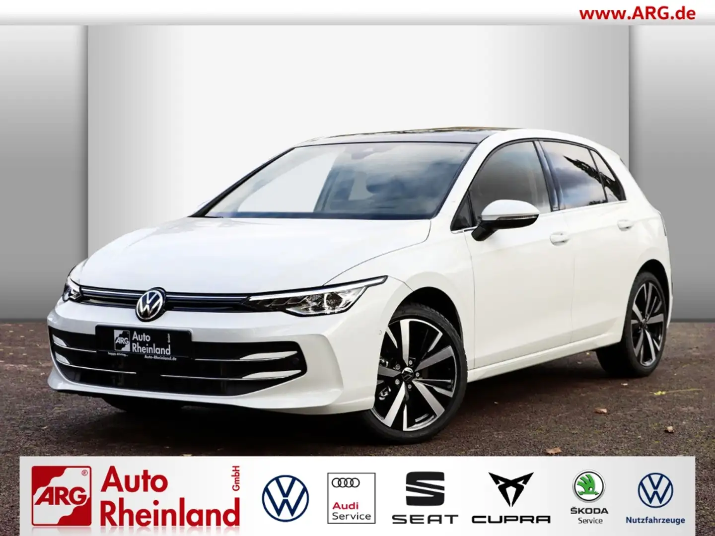 Volkswagen Golf 2,0 l TDI DSG/BUSINESSP./KOMFORTP./MATRIX/AHK/PANO Weiß - 1