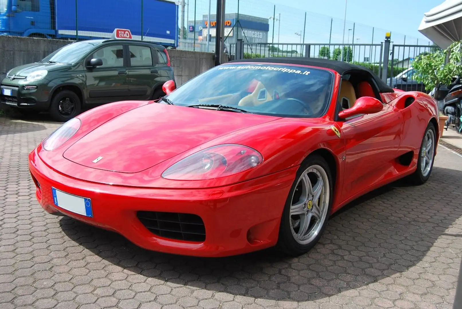 Ferrari 360 360 Spider F1 CON CRS E TARGA ORO ESENTE BOLLO Rosso - 1