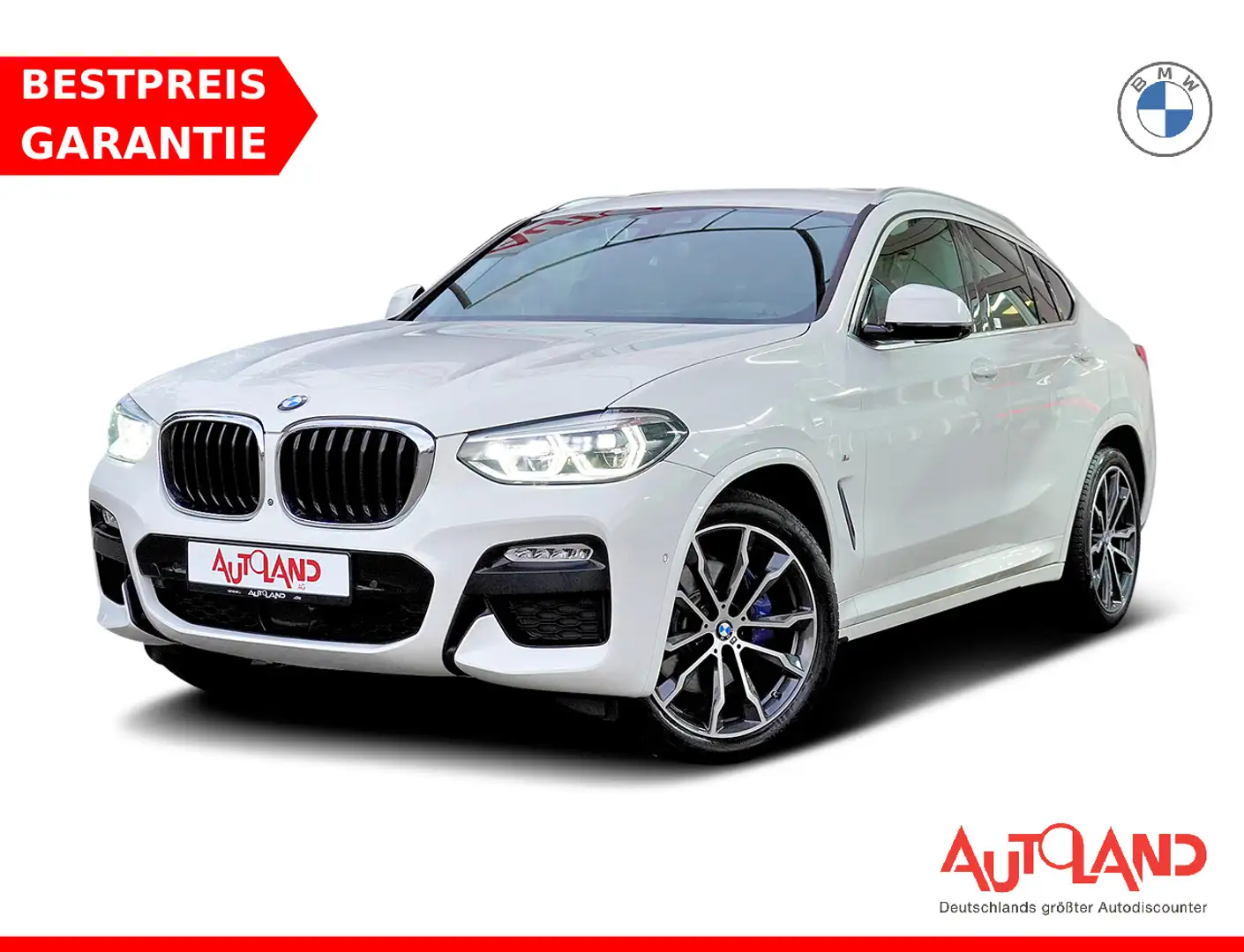 BMW X4 xDrive 30 i M Sport X LED Navi AHK 360° DAB Blanc - 1