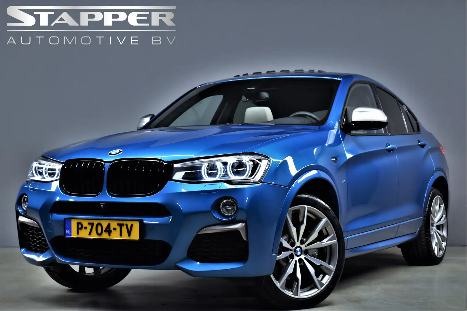 BMW X4 M40i 360pk Automaat High Executive Dealer OH Schui Blauw - 1