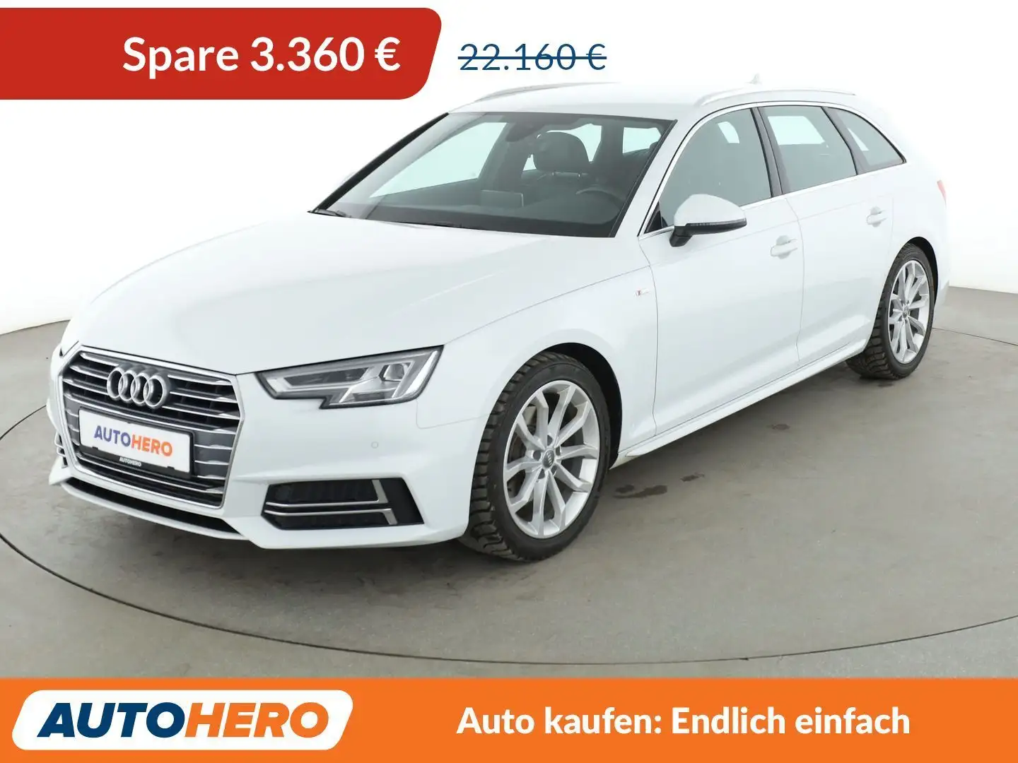 Audi A4 2.0 TFSI Sport ultra *S-LINE*VC*LED*TEMPO* Weiß - 1