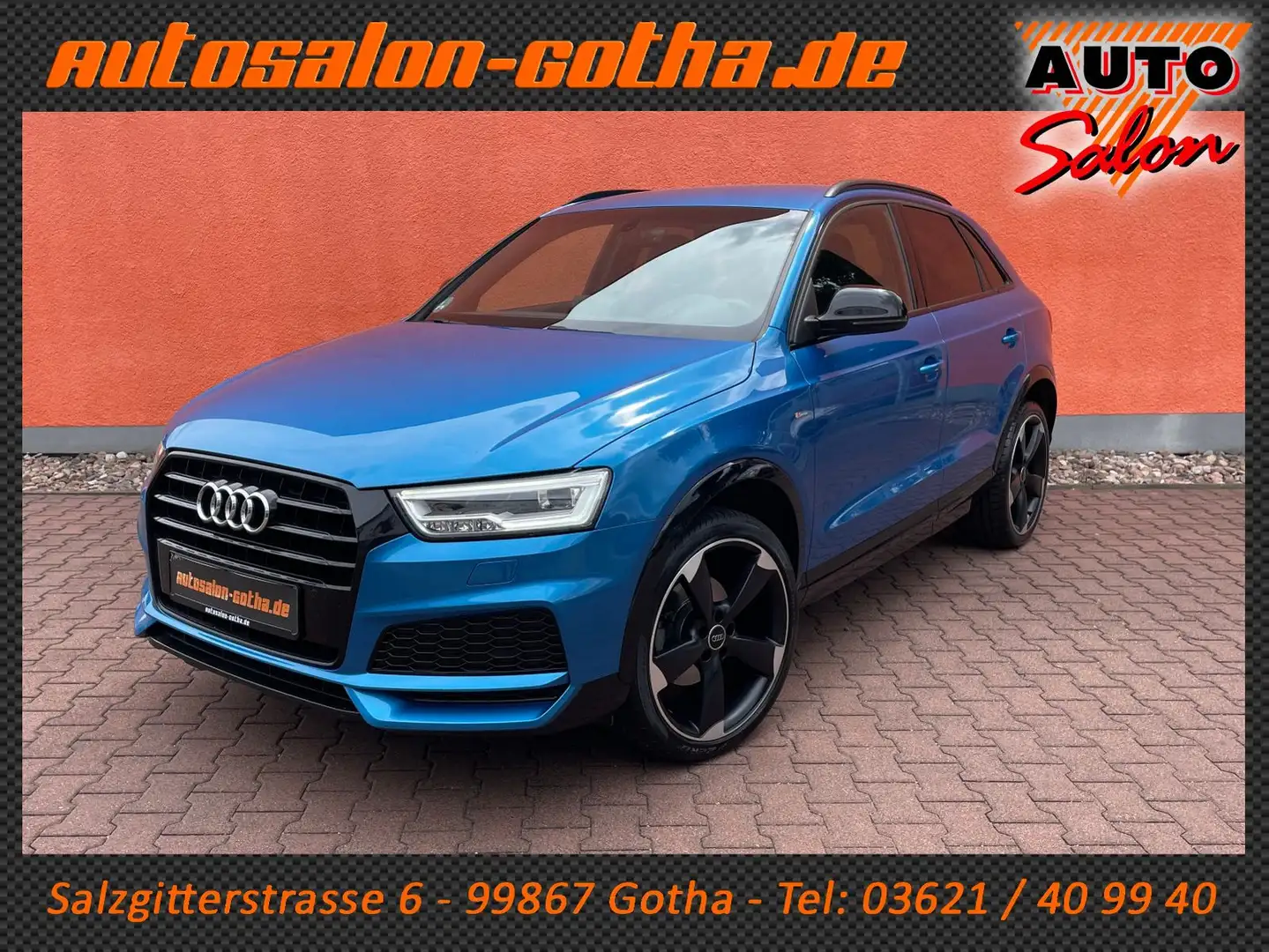 Audi Q3 S-tronic S Line Competiition LED+NAVI 20"LM Blau - 1
