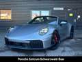 Porsche 992 911 Carrera 4 GTS Cabrio Liftsystem-VA BOSE Zilver - thumbnail 1
