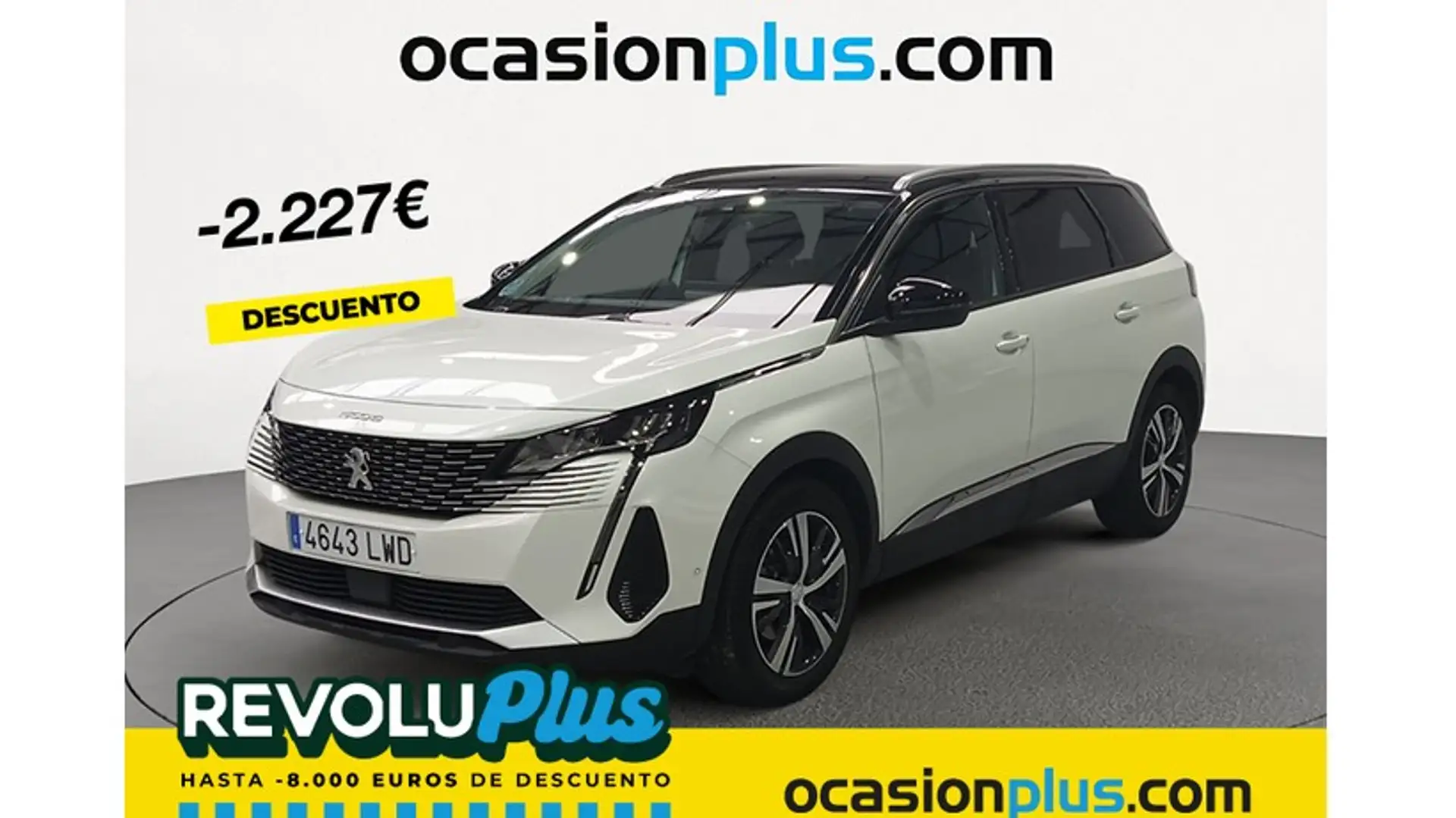 Peugeot 5008 1.6 BlueHDI Allure 7 pl. EAT6 120 Blanc - 1