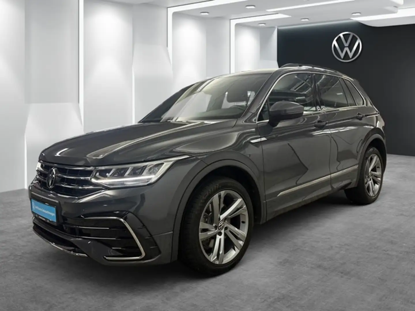 Volkswagen Tiguan 2.0TDI DSG R-Line 4Motion AHK LED MATRIX REAR V... Grau - 2