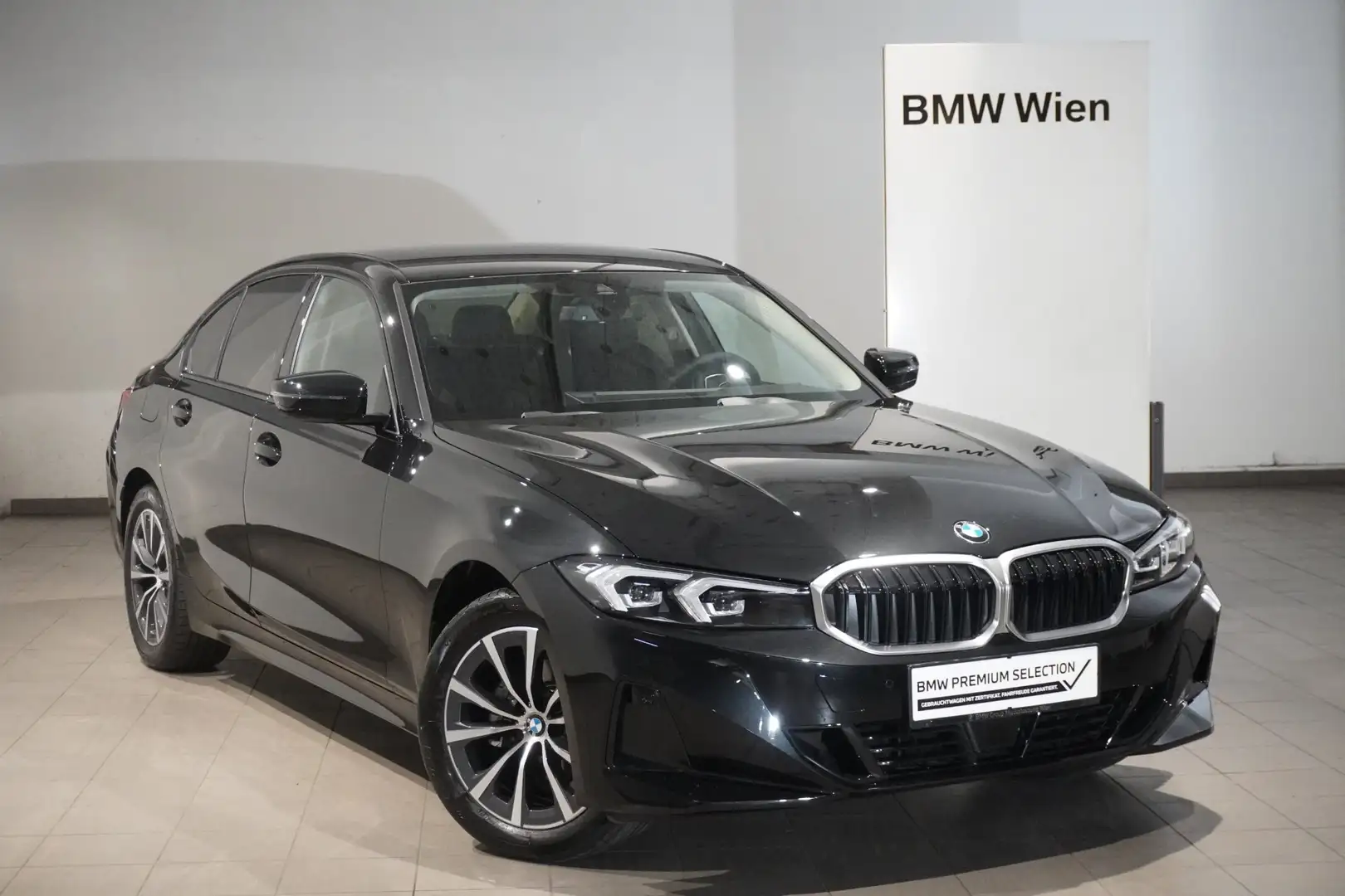 BMW 318 d Schwarz - 1