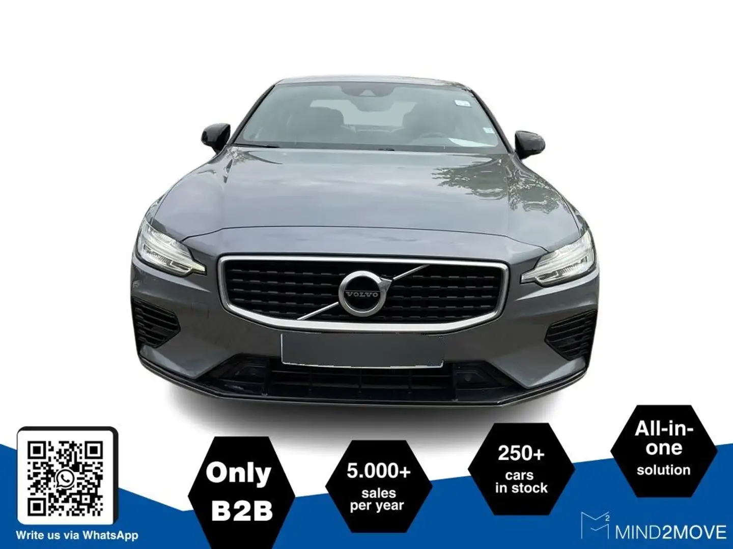 Volvo S60 S 60 T8 Twin Engine AWD R Design Plug-In Hybrid Grau - 2