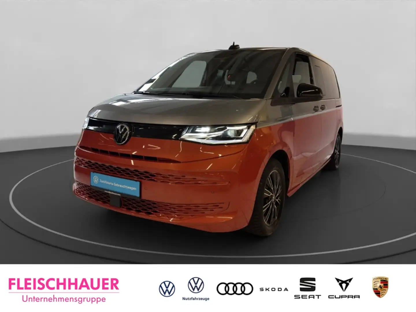 Volkswagen T7 Multivan 1.4 TSI eHybrid Matrix+AHK+Navi+Kamera Grau - 1