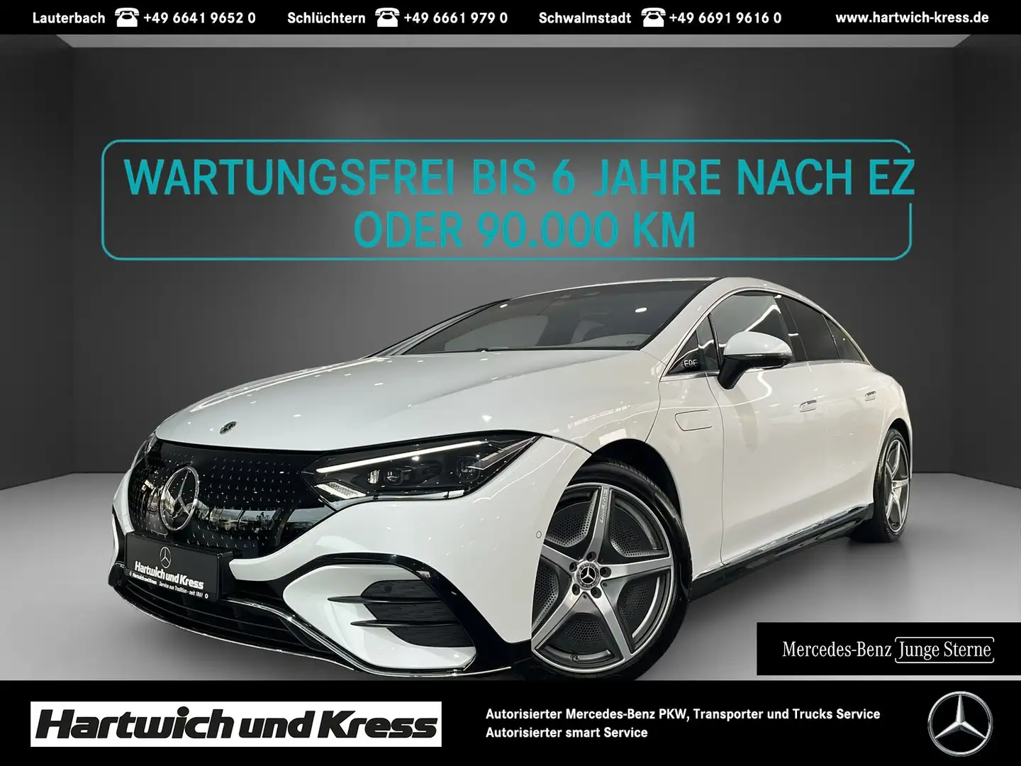 Mercedes-Benz EQE 500 EQE 500 AMG Line Premium+Hyperscreen+Digital-Light+Airmatic+Headup+ Blanc - 1