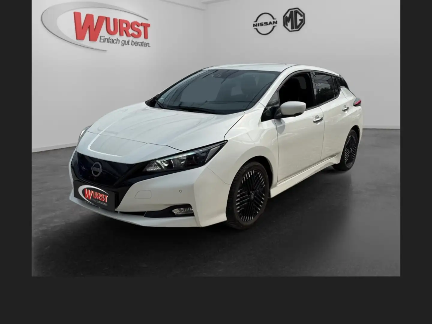Nissan Leaf N-Connecta 40 kWh Winter-Paket Kamera Navi Wärmepu Weiß - 1