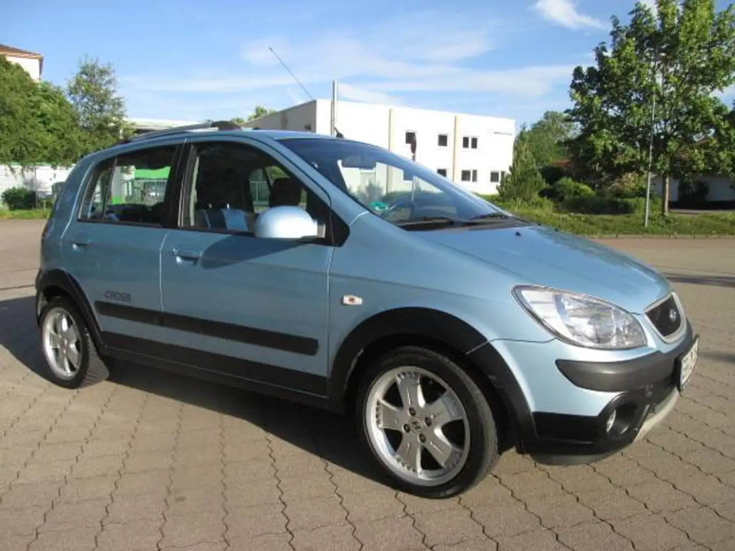 Hyundai Getz Getz  5-Türer Cross 1.4 + 1.HAND+TÜV NEU+WENIKG KM+KLIMA Blau - 1