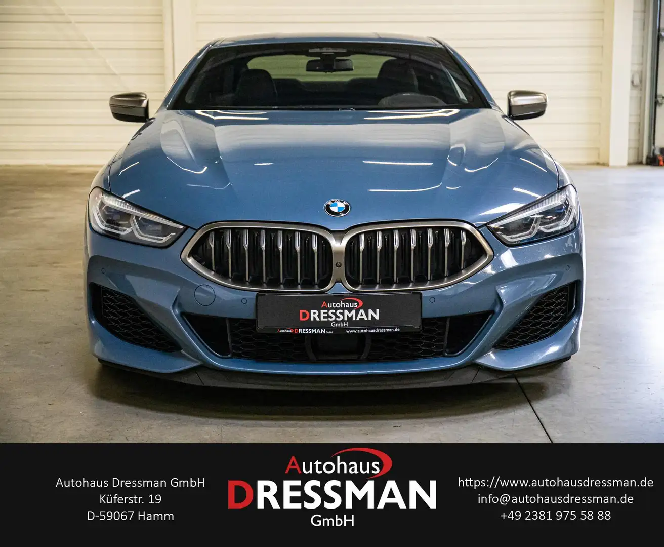 BMW M850 i xDrive ACC HARMAN LASER 360° SITZKLIMA 20Z Blau - 2