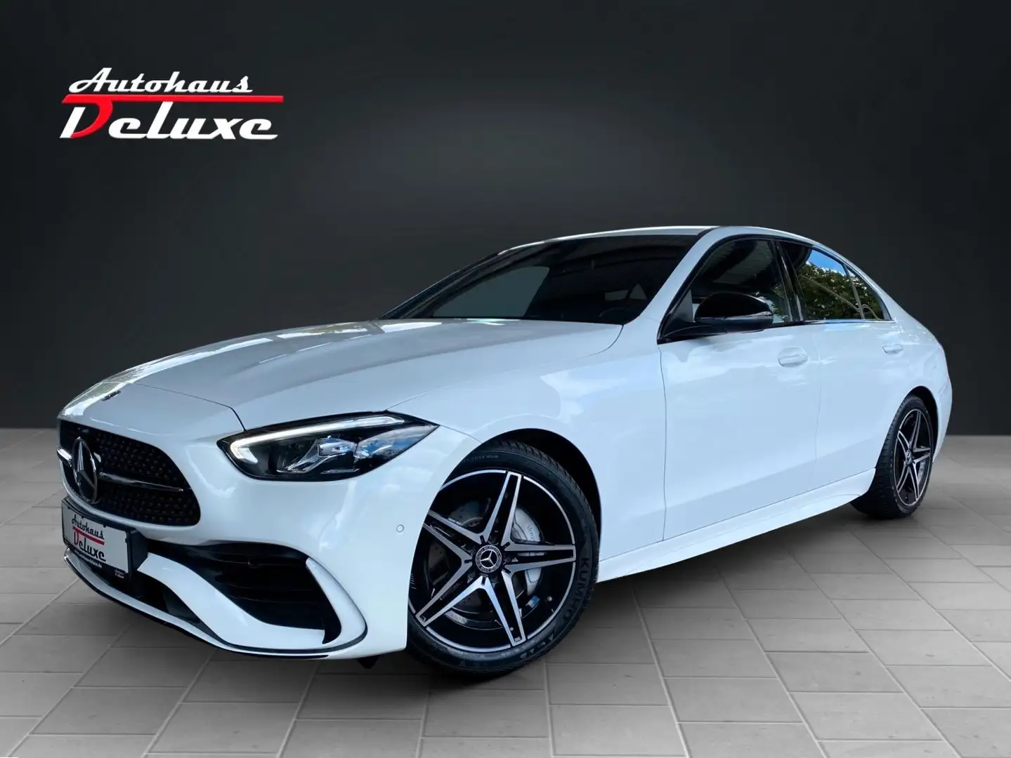Mercedes-Benz C 200 CGI AMG-LINE NAVI-KAMERA-LED-HPF-DISTRONIC Weiß - 1