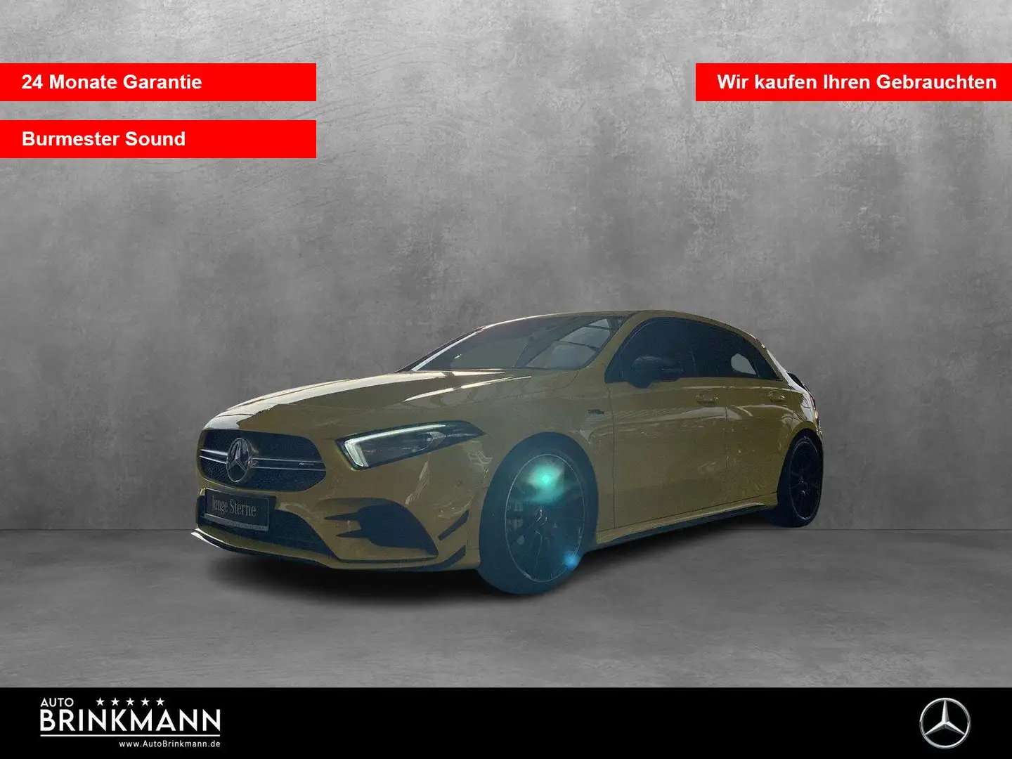 Mercedes-Benz A 35 AMG A 35 AMG 4M AMG-LINE/MULTIBEAM/BURMESTER/NIGHT SHZ Jaune - 1