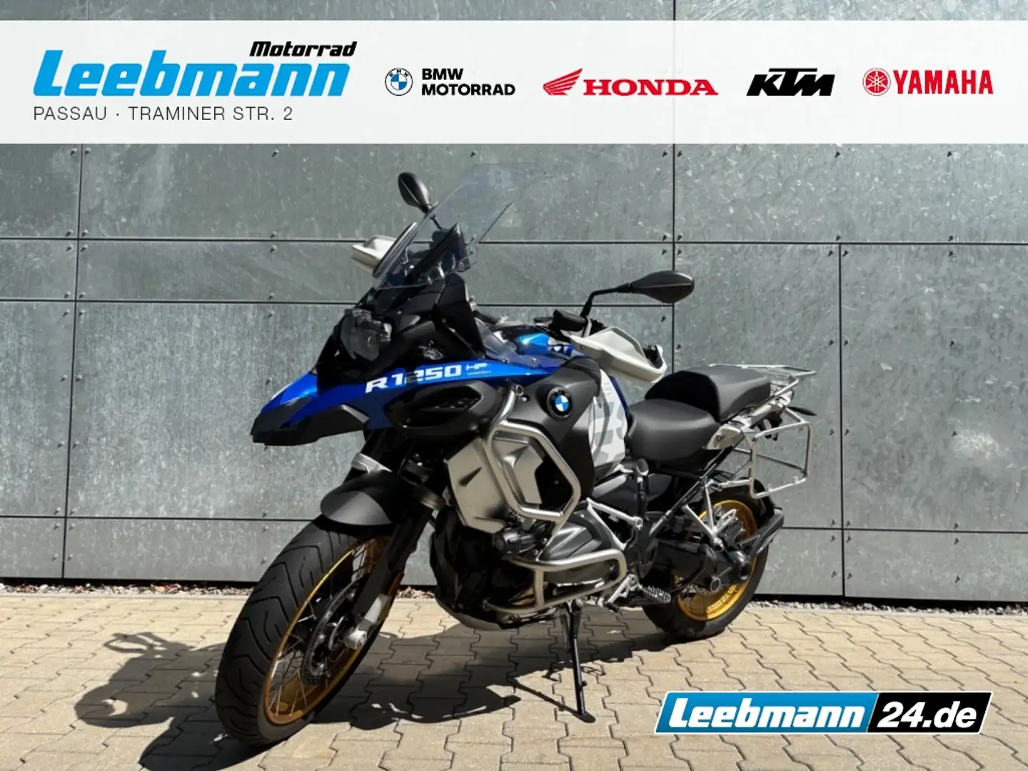 BMW R 1250 GS Adventure HP 3 Pakete Tieferlegung BMW Seitenkoffe Bleu - 1