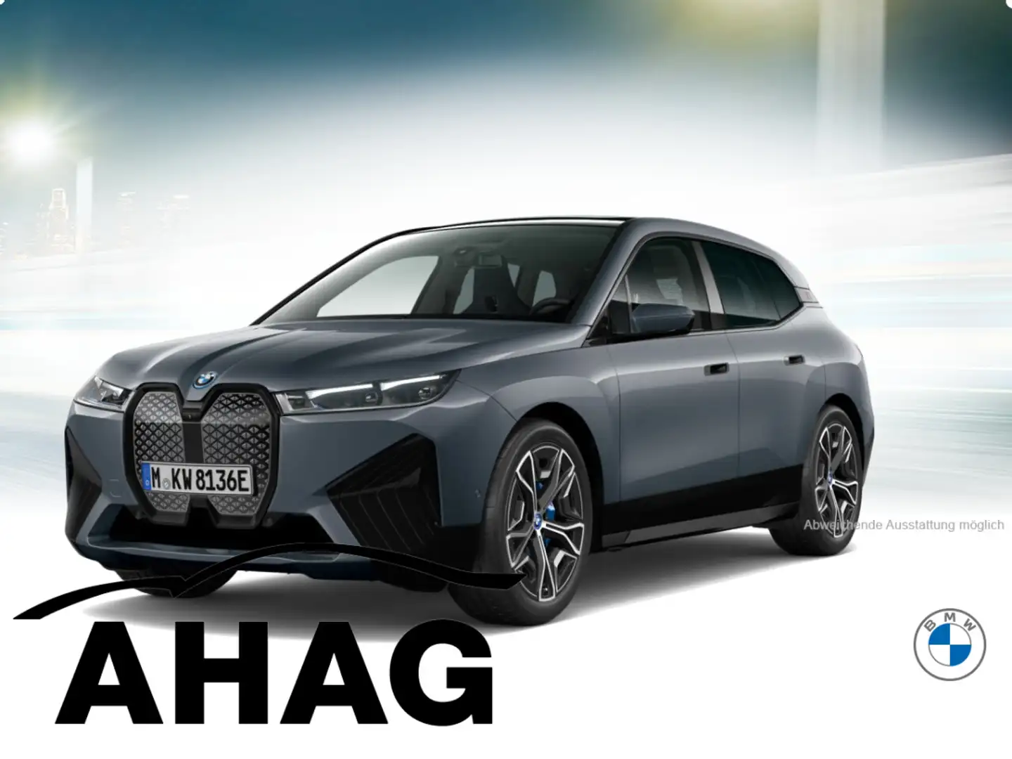 BMW iX xDrive50 Sport Sky Lounge 22" ACC AHK softclo Grau - 2