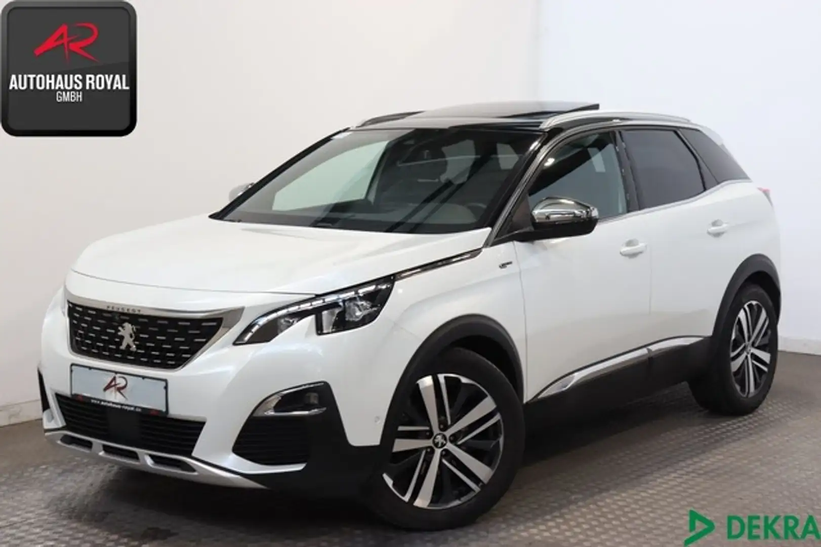Peugeot 3008 2.0 BlueHDi GT LINE MEMORY,ACC,PANORAMA,19Z Weiß - 1