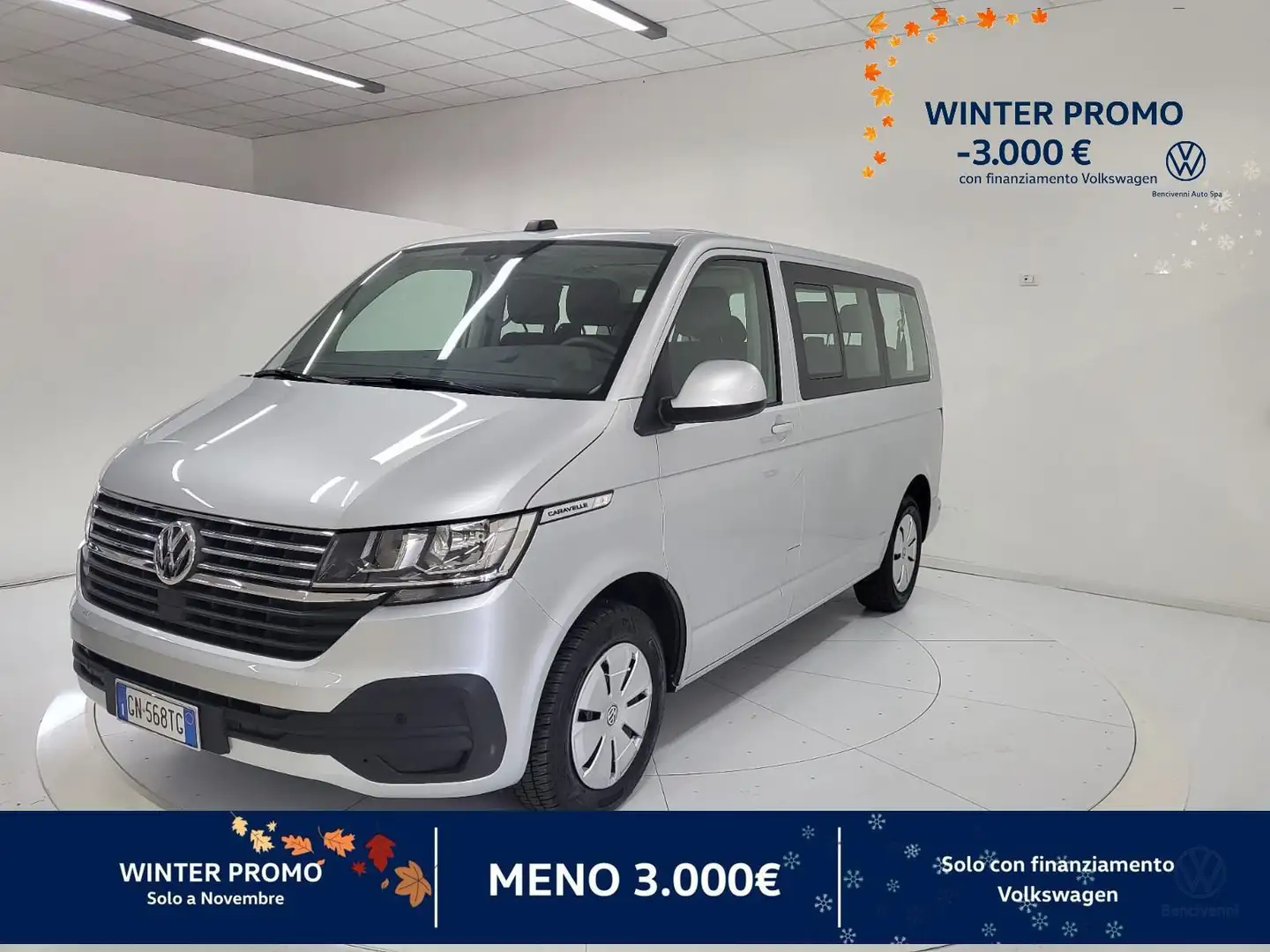 Volkswagen T6 Caravelle 6ª '15-24 2.0 TDI 150CV DSG PC Comfortline Argento - 1