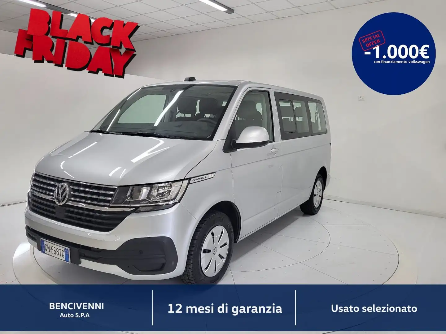 Volkswagen T6 Caravelle 6ª '15-24 2.0 TDI 150CV DSG PC Comfortline Argent - 1