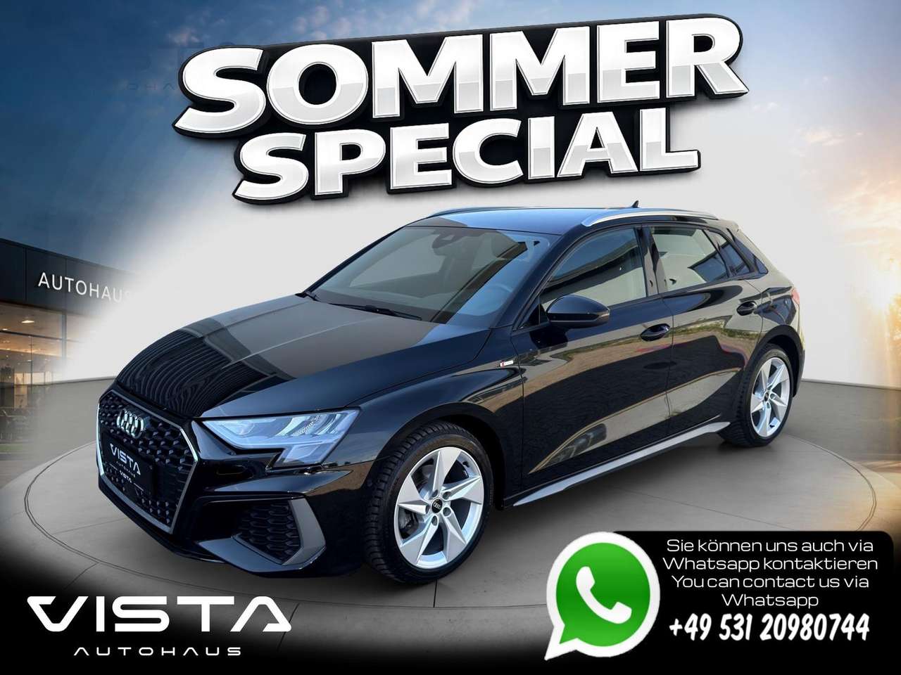 Audi A3 2022 — Sportback 35 TDI S-LINE*ViCo*GRA*ALLW.*KAMERA