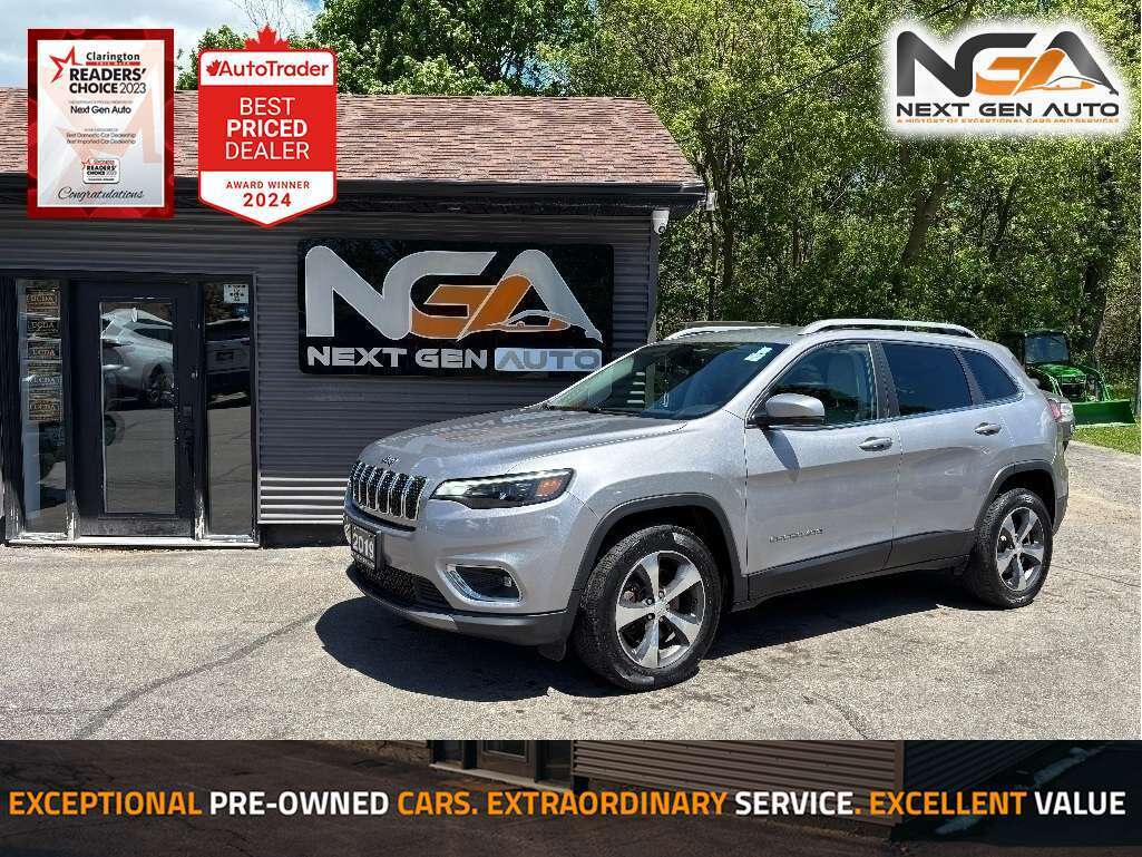 Silver 2019 Jeep Cherokee SUV / Crossover Four-Wheel Drive Automatic