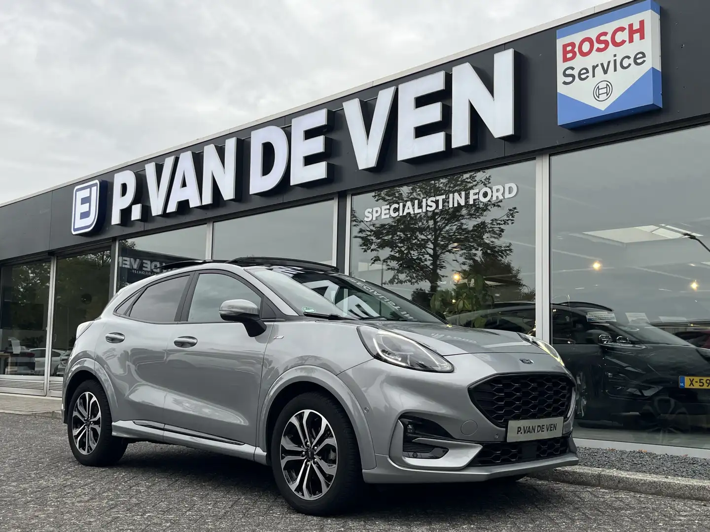 Ford Puma 1.0 EcoBoost Hybrid ST-Line X 125pk/92kW 6-bak | F Zilver - 1