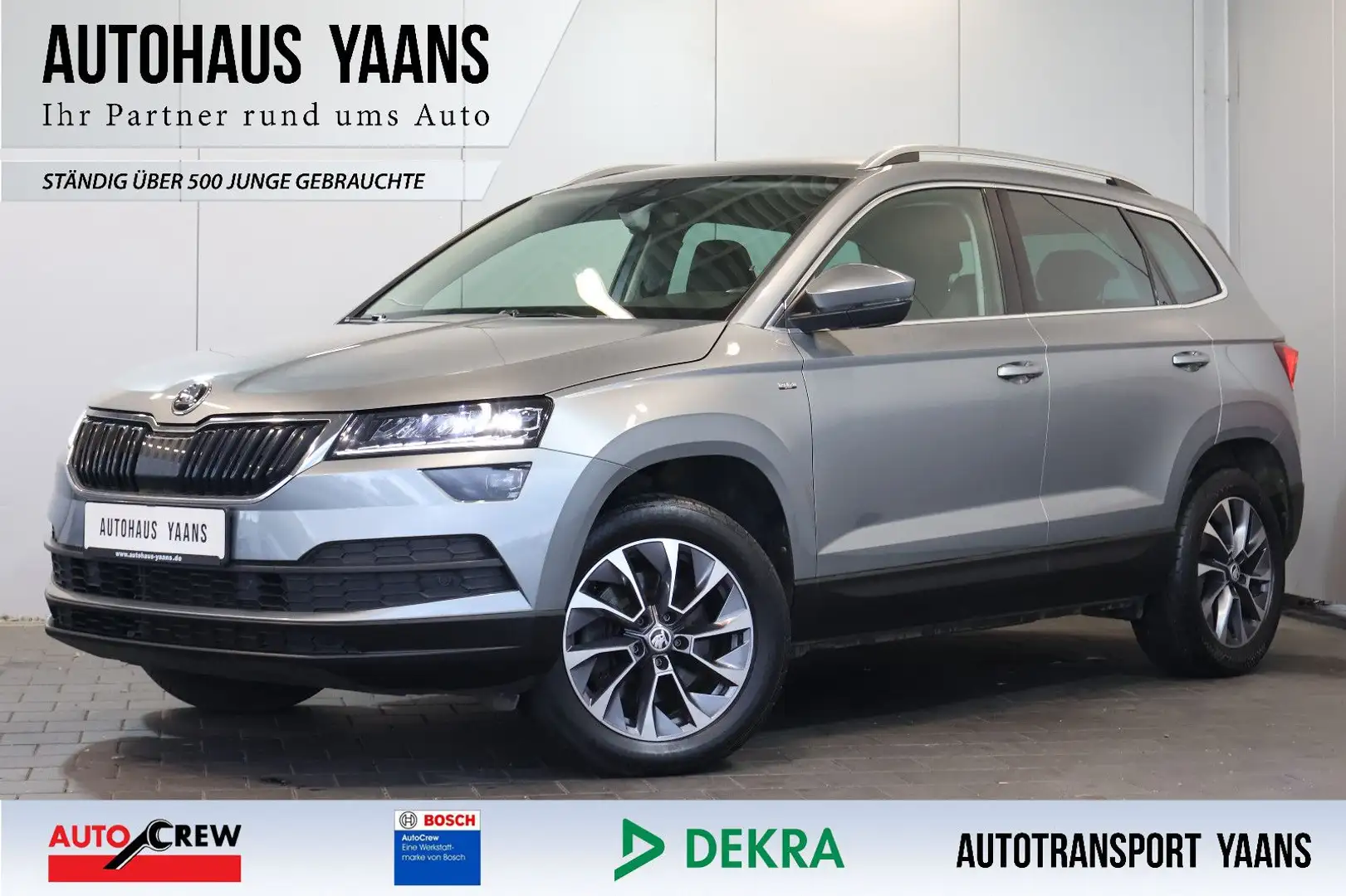 Skoda Karoq Drive 2.0 TDI DSG 125 4x4 AID+KEY+KAM+AHK Grau - 1