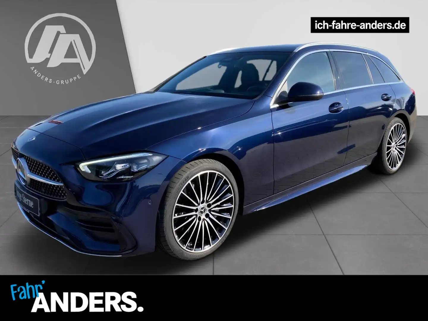 Mercedes-Benz C 300 d T AMG+MBUX+Pano+AHK+LED+Kam+SOUND+EASY-P Azul - 1