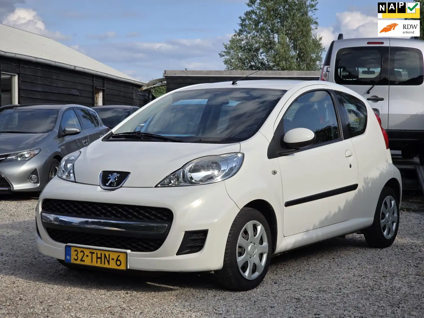 Peugeot 107 1.0-12V XS Automaat/Airco 80000KM!!! Wit - 1
