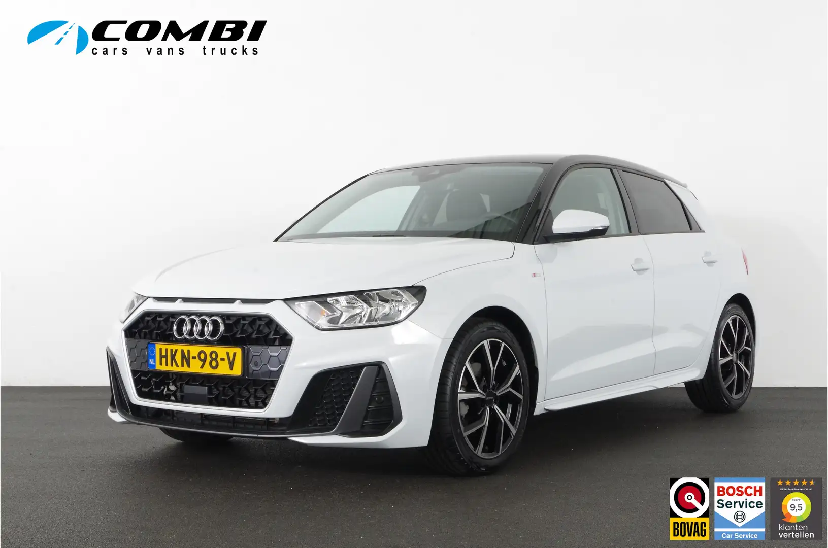Audi A1 Sportback 30 TFSI S line  116pk/Zwart dak/17inch/ Wit - 1