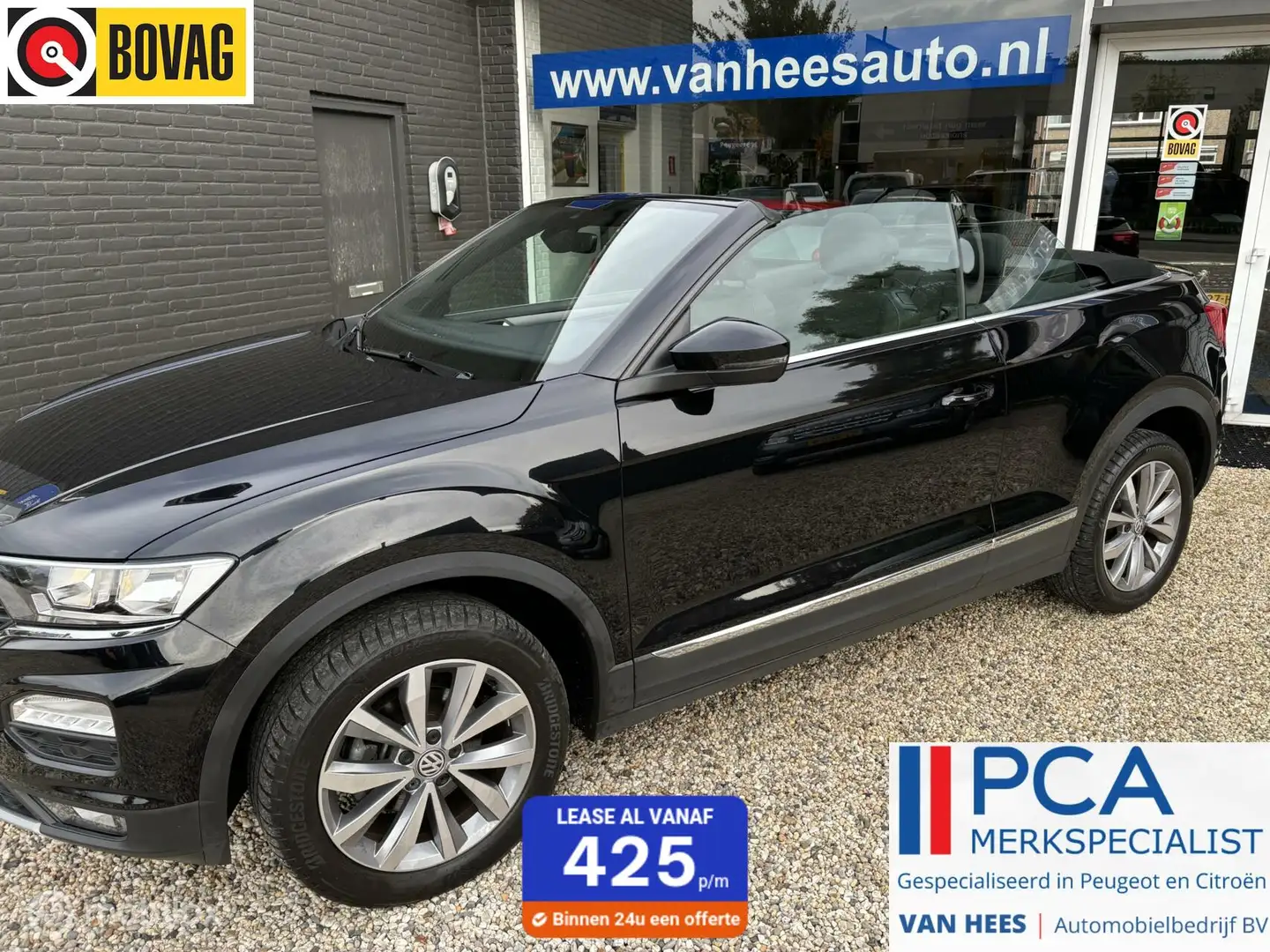 Volkswagen T-Roc Cabrio 1.5 TSI Style| navigatie | climate control Zwart - 1