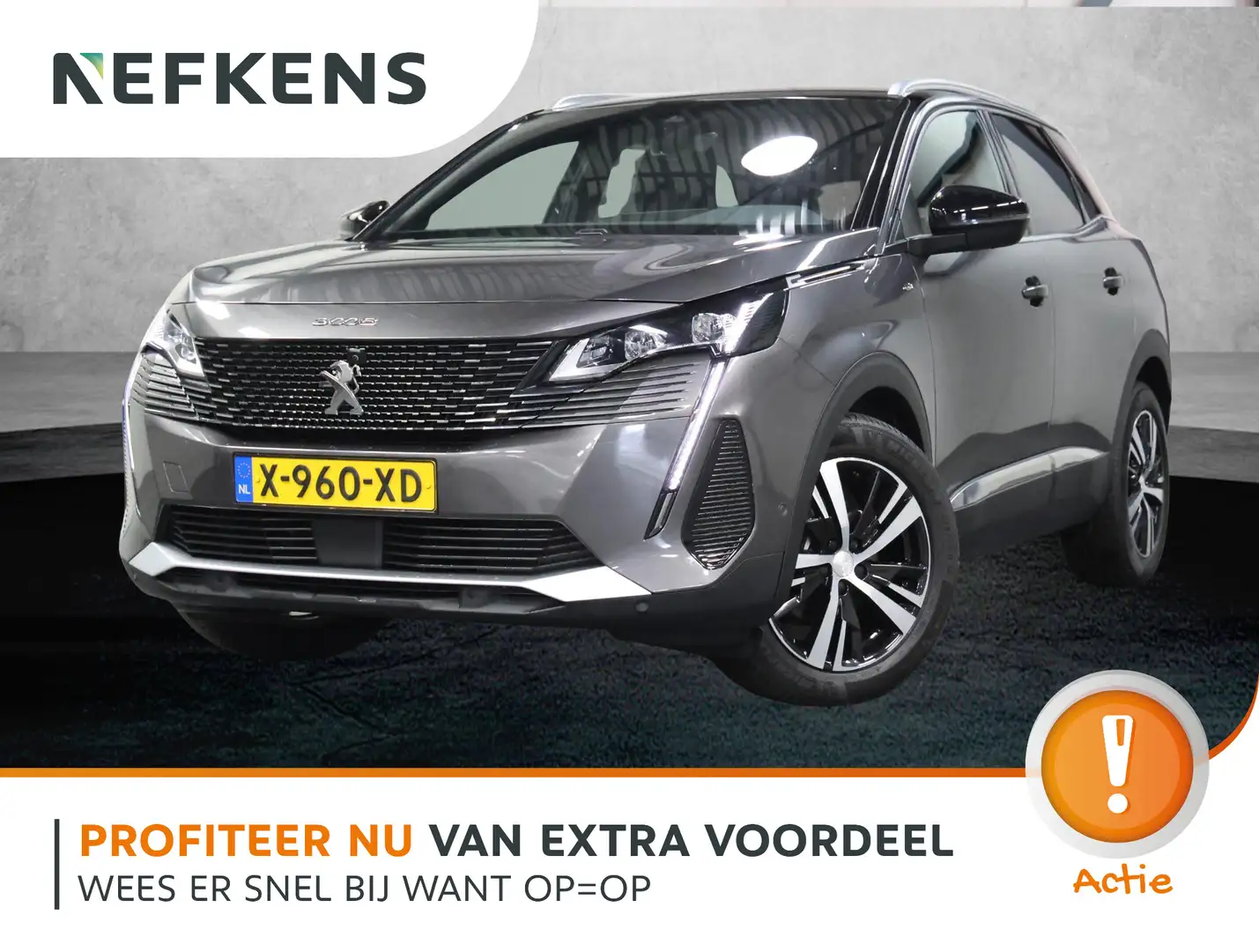 Peugeot 3008 SUV 1.2 136PK Hybrid GT | 1ste eigenaar | AUTOMAAT Gris - 1