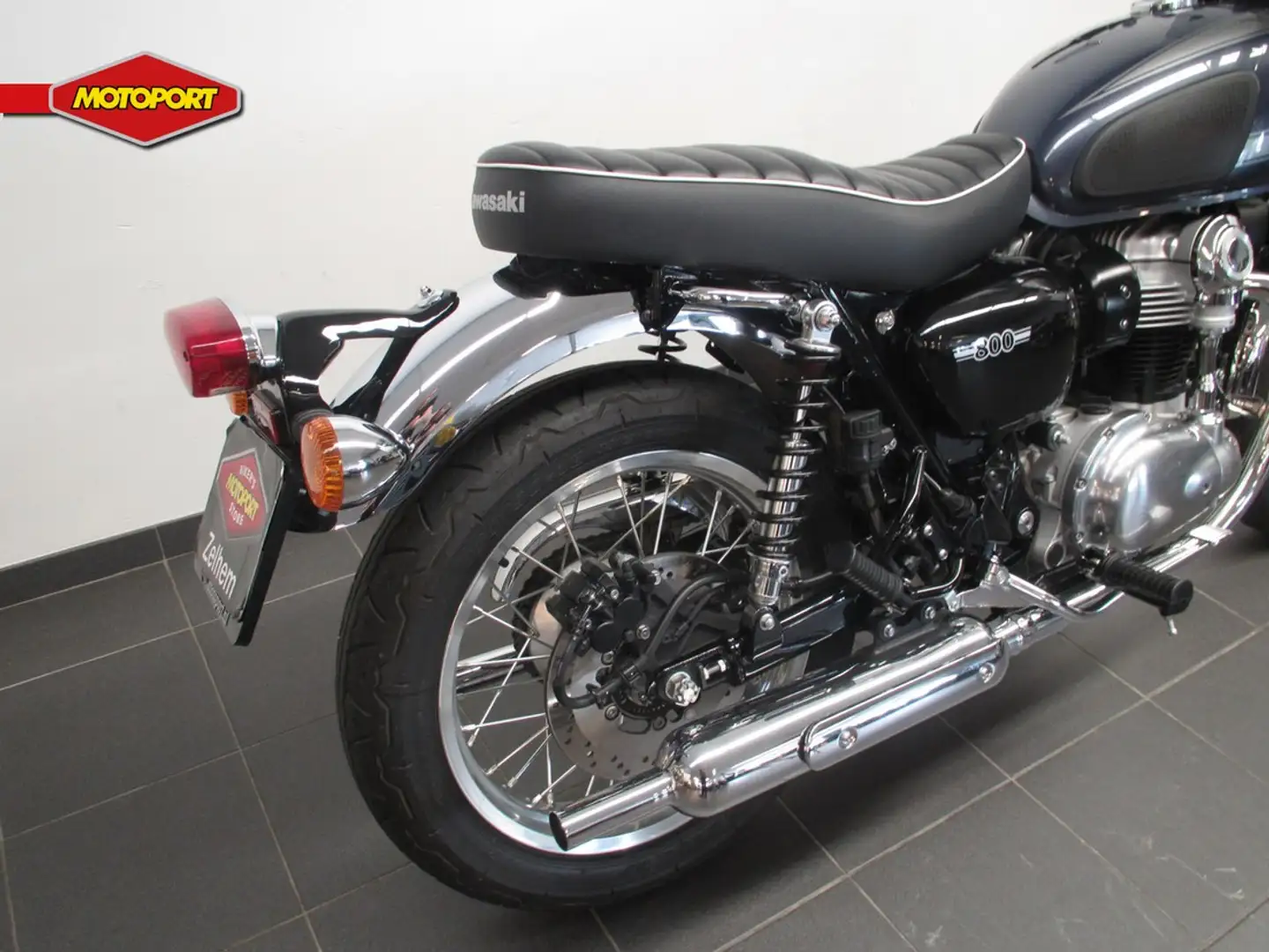 Kawasaki W 800 Bleu - 2