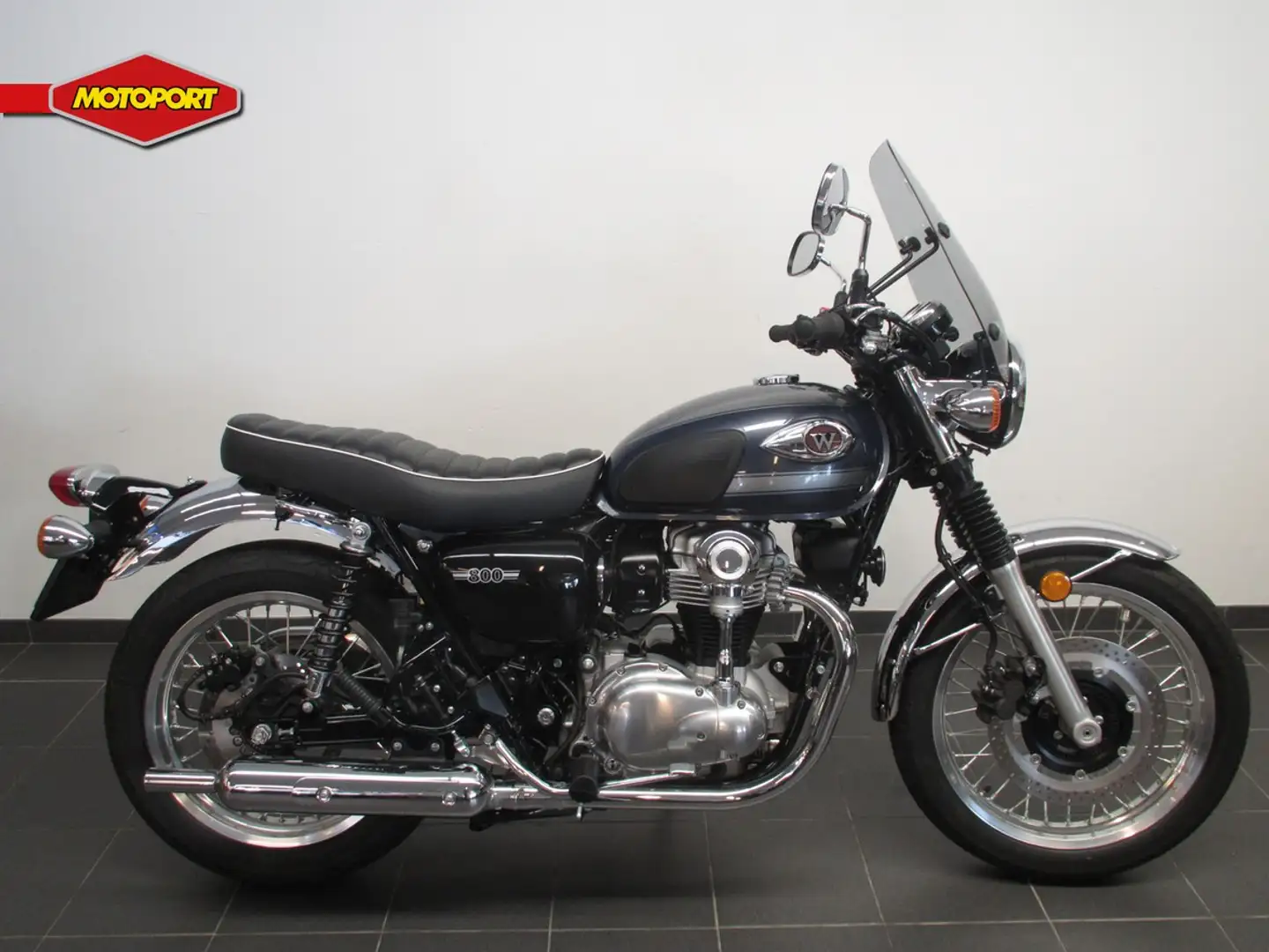 Kawasaki W 800 Bleu - 1