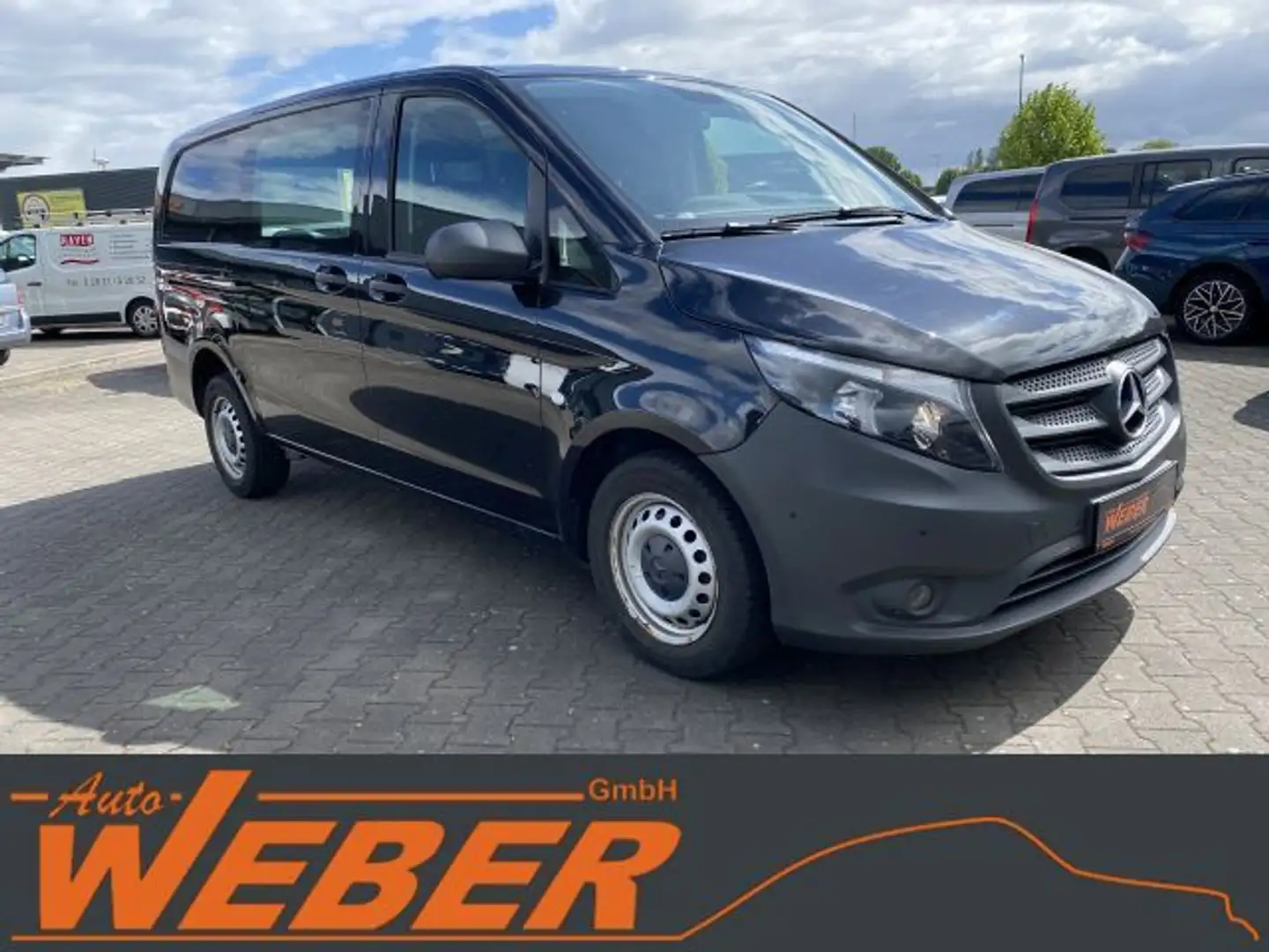 Mercedes-Benz Vito Kasten 114 CDI PRO lang Klima Navi AHK Schwarz - 2