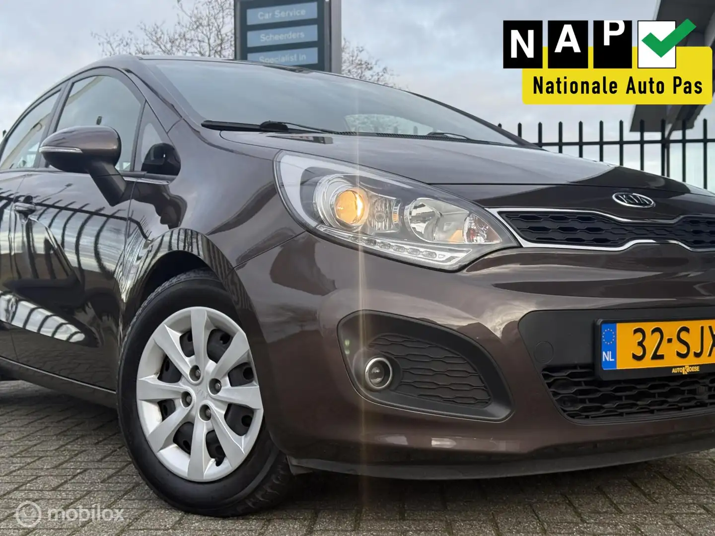 Kia Rio 1.2 CVVT Super | Keyless, incl zomerset, 1e eigena Bruin - 2