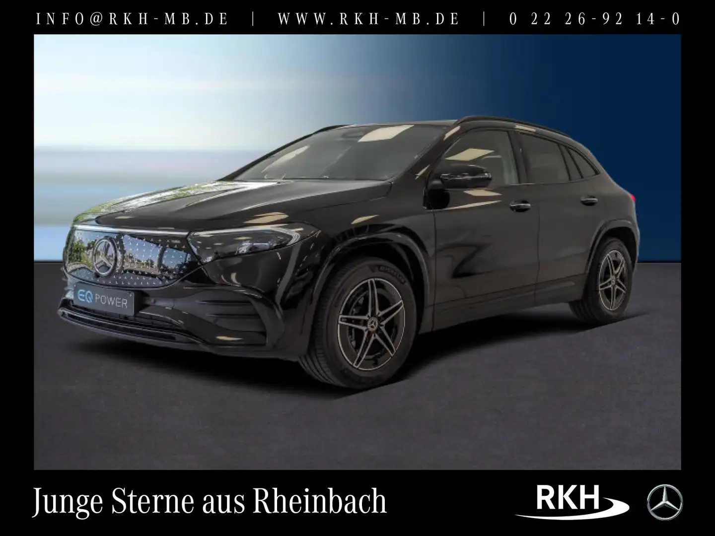 Mercedes-Benz EQA 300 EQA 300 4M AMG Line Night/360°/Pano/Distr/AHK LED Siyah - 1