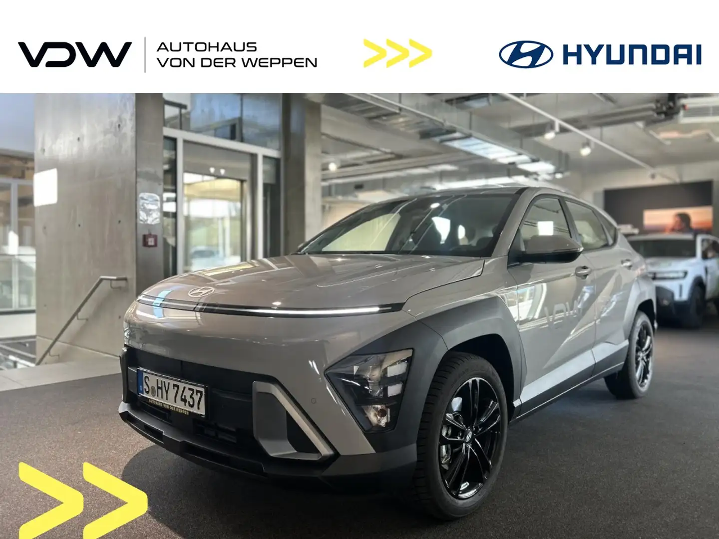 Hyundai KONA SELECT 2WD Klima Navi Rückfahrkamera Sitzheizung Grau - 1
