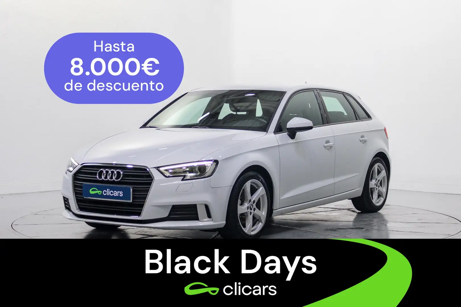 Audi A3 Sportback 1.6TDI Sport Edition 81kW Blanc - 1