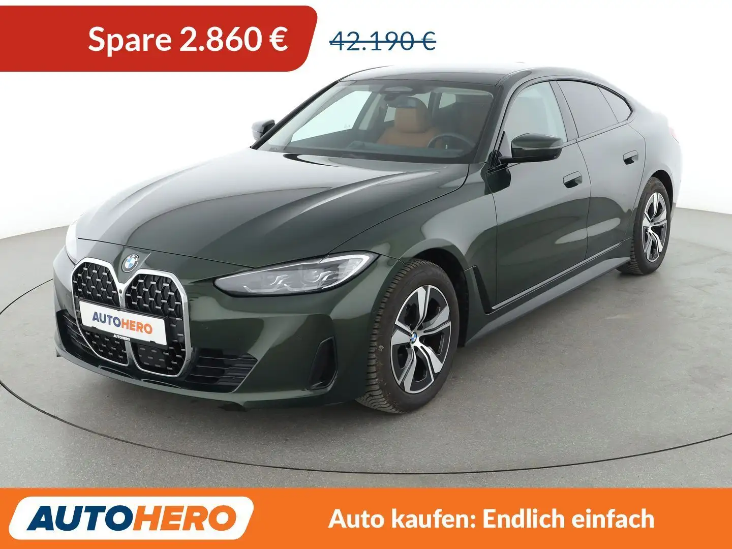 BMW 420 420d Gran Coupe Aut.*NAVI*LED*ACC*360° Verde - 1