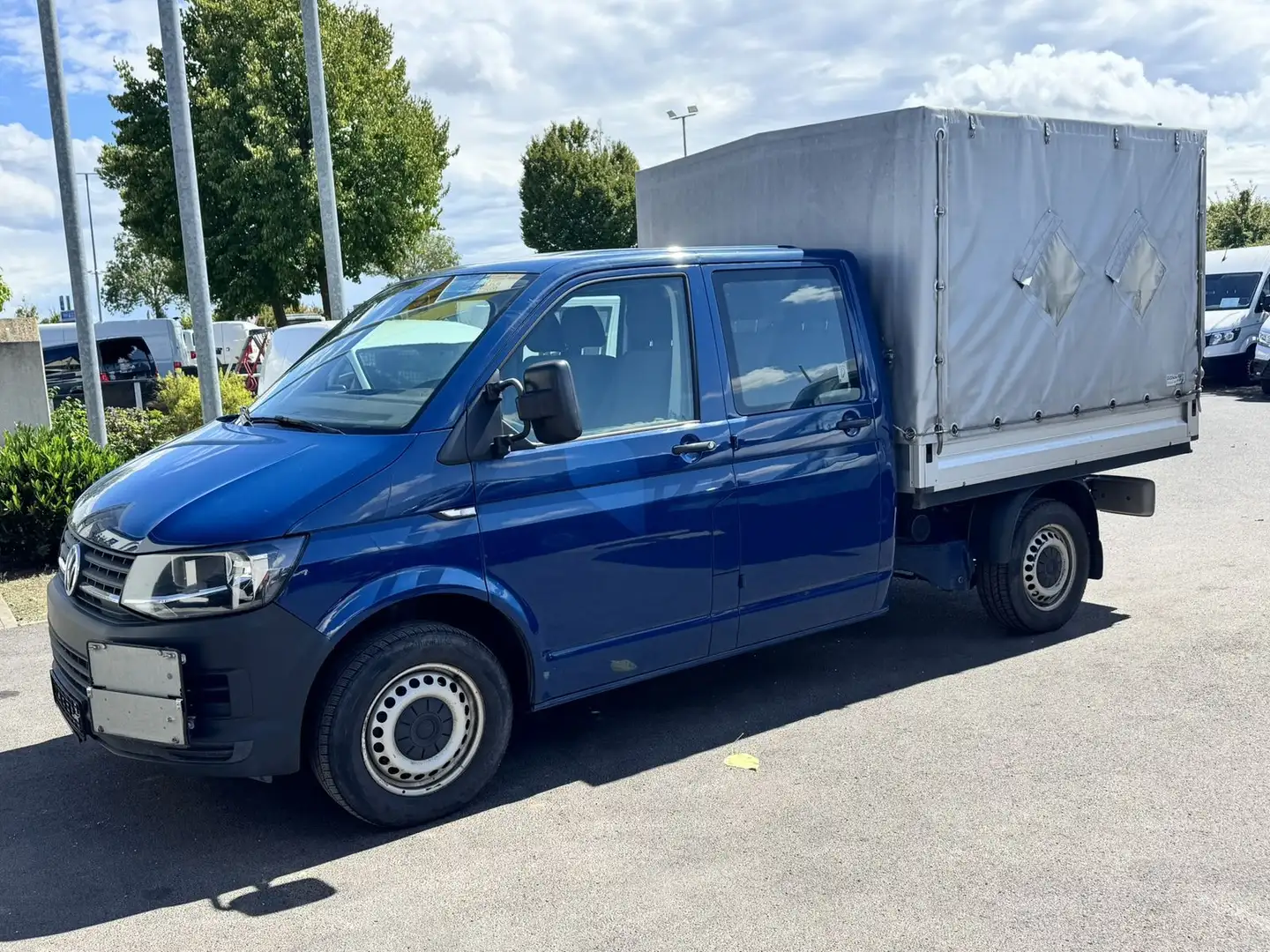 Volkswagen T6 Transporter Doka/Pritsche TDI 4Motion Standh Albastru - 2