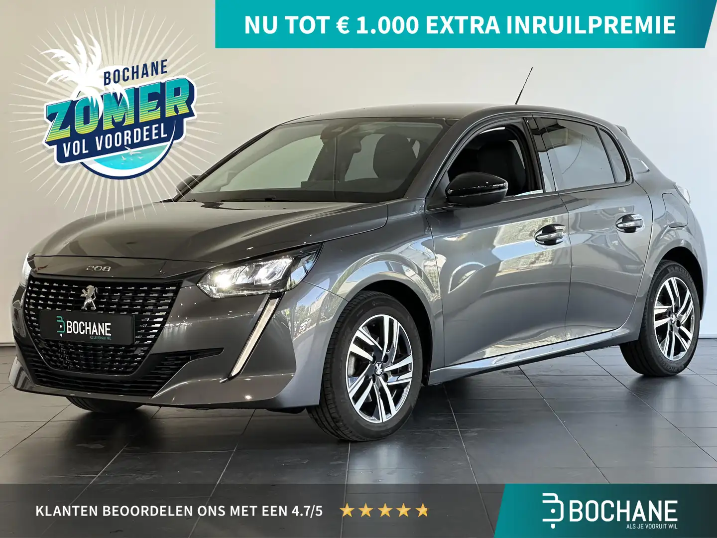 Peugeot 208 1.2 PureTech Allure Pack APPLE CARPLAY | ACHTERUIT Gris - 1