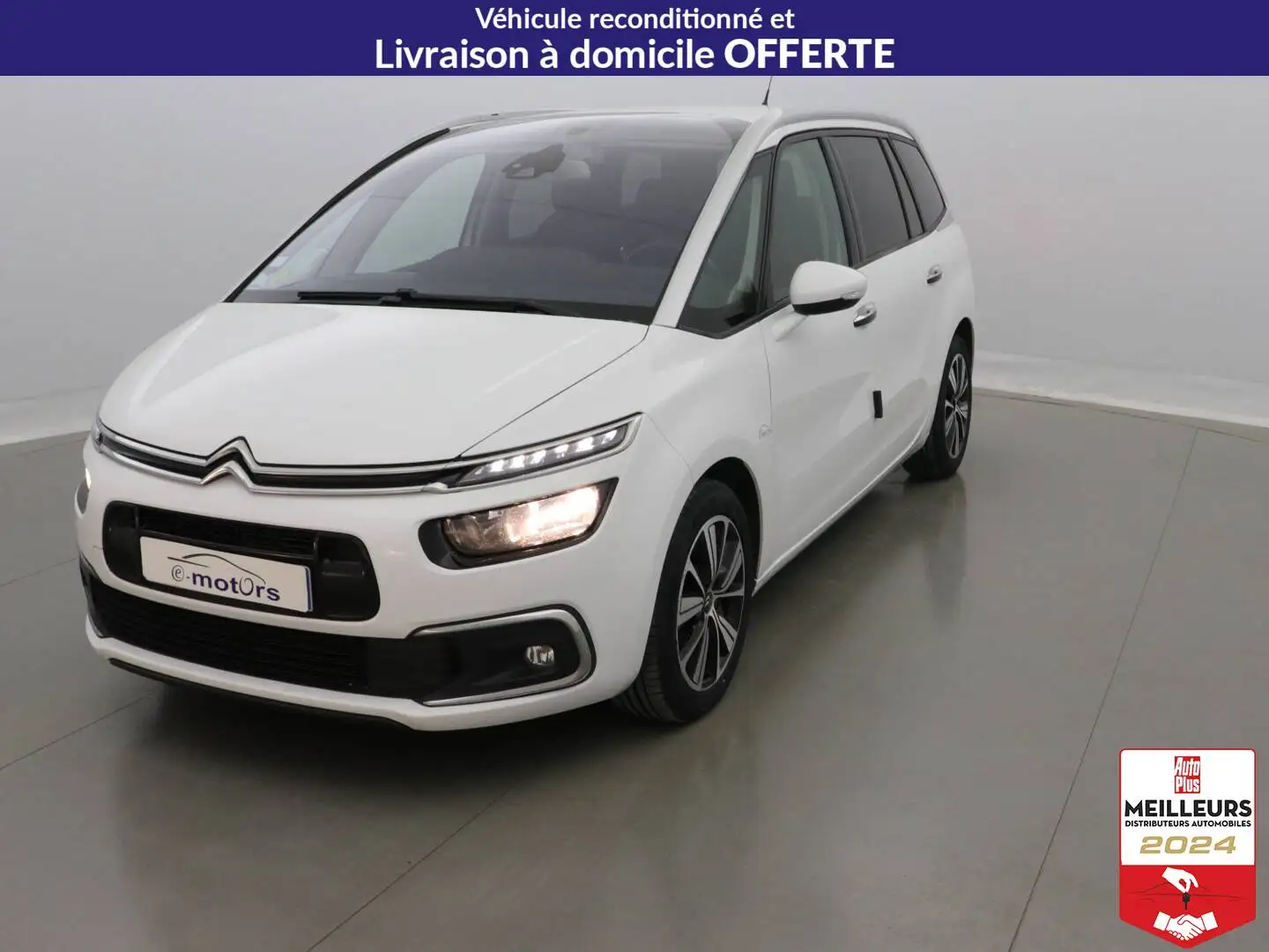 Citroen Grand C4 Picasso BlueHDi 120 S\u0026S EAT6 - Feel Blanc - 1