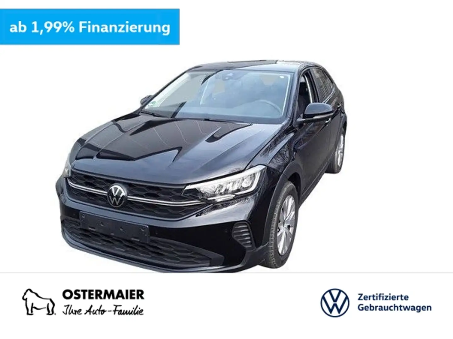 Volkswagen Taigo 1.0TSI 95PS 5J-G.NAVI+VC.2xPDC.LED.APP-C.SHZ.DAB+. Nero - 1