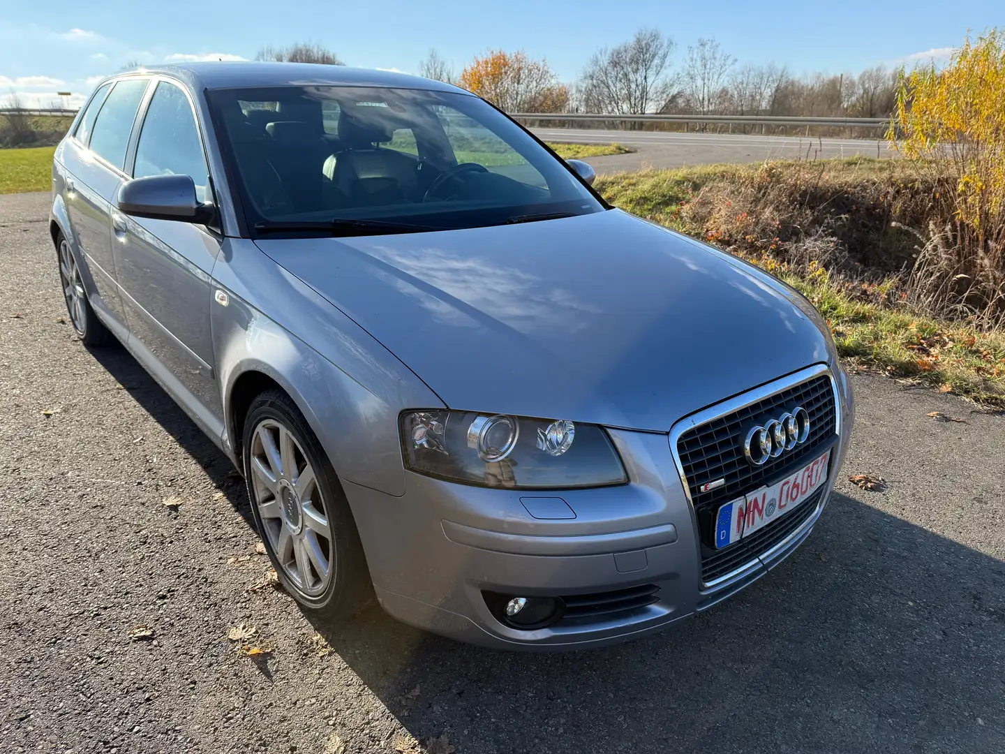 Audi A3 2.0 TFSI S line Sportpaket plus quattro Grau - 2