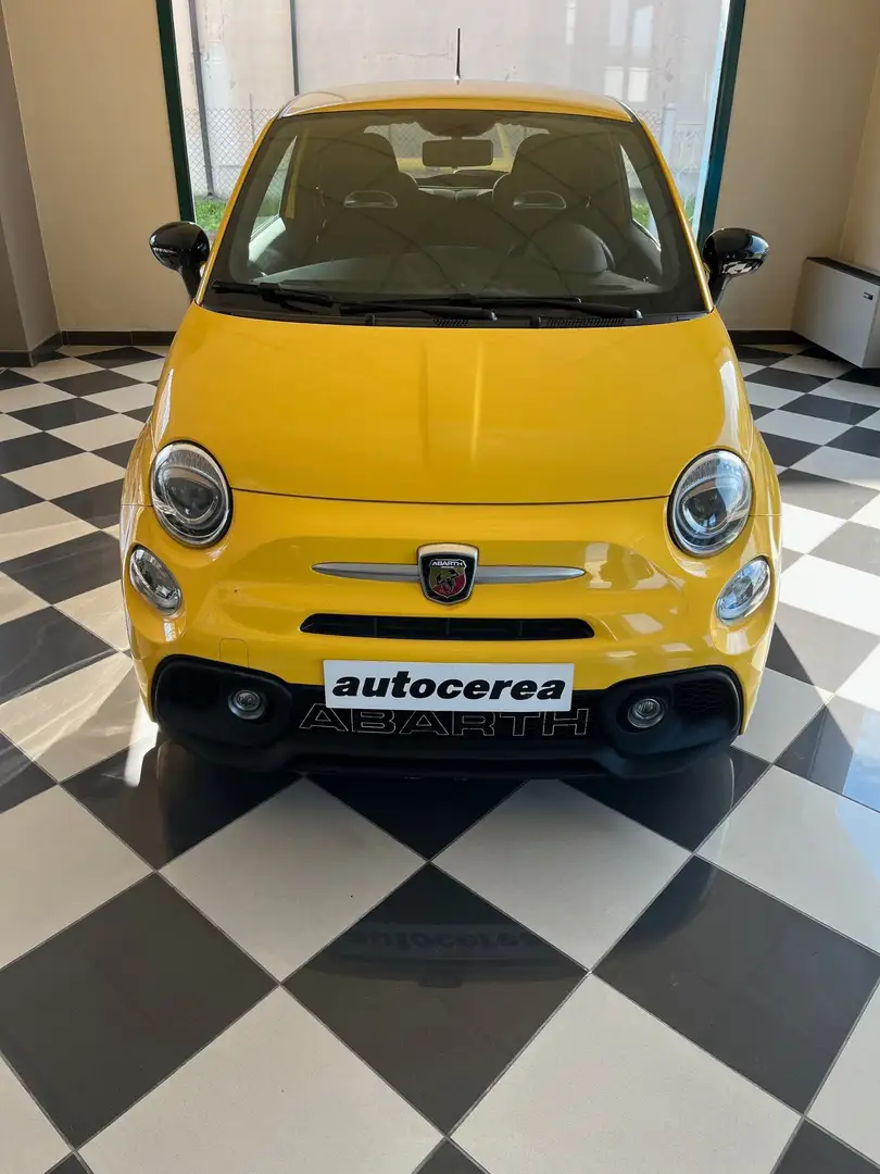 Abarth 595 1.4 T-JET - NAVI - KM 75.000 - Sárga - 2