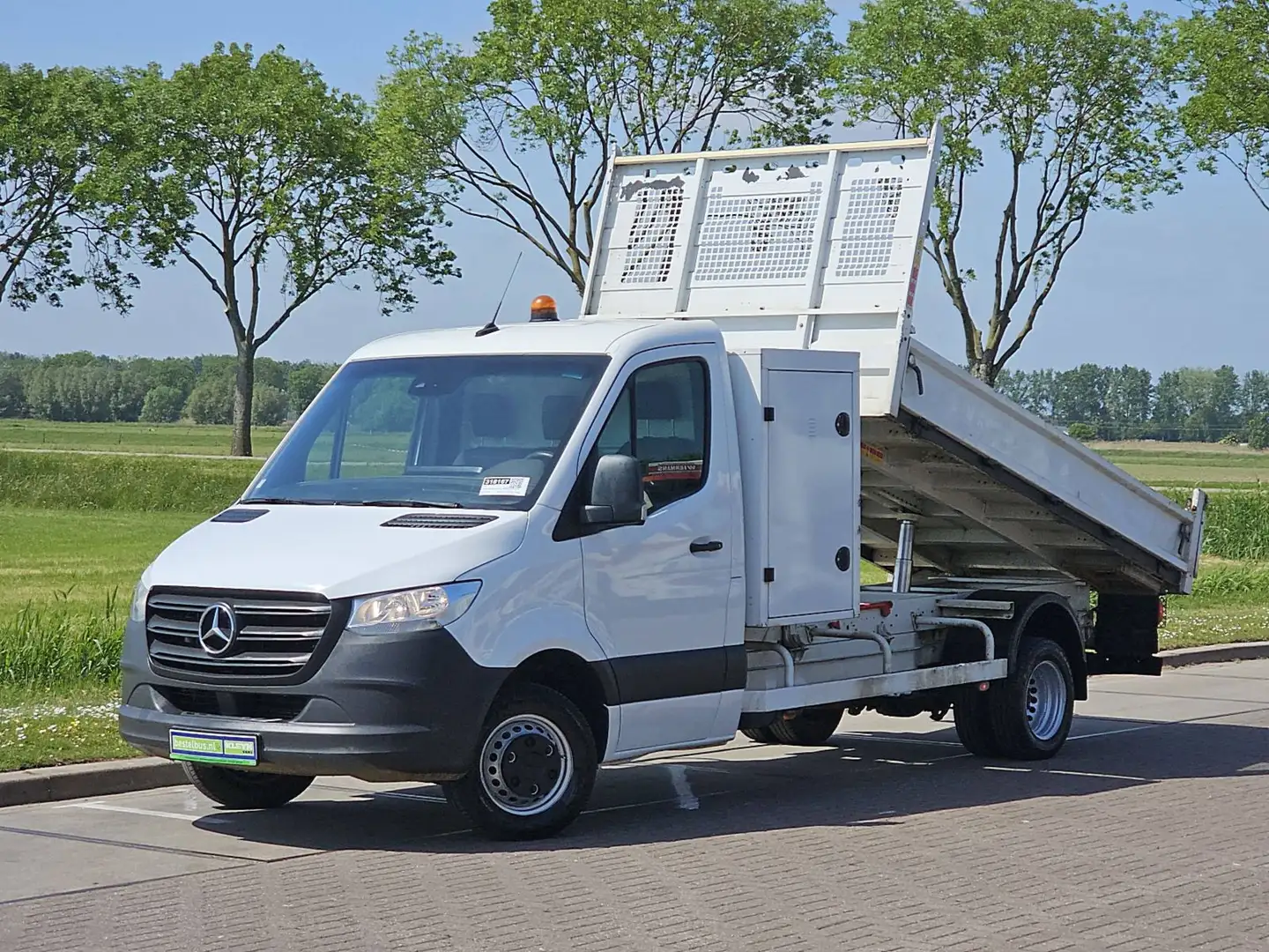 Mercedes-Benz Sprinter 519 3.0Ltr Kipper V6 AC! Wit - 2