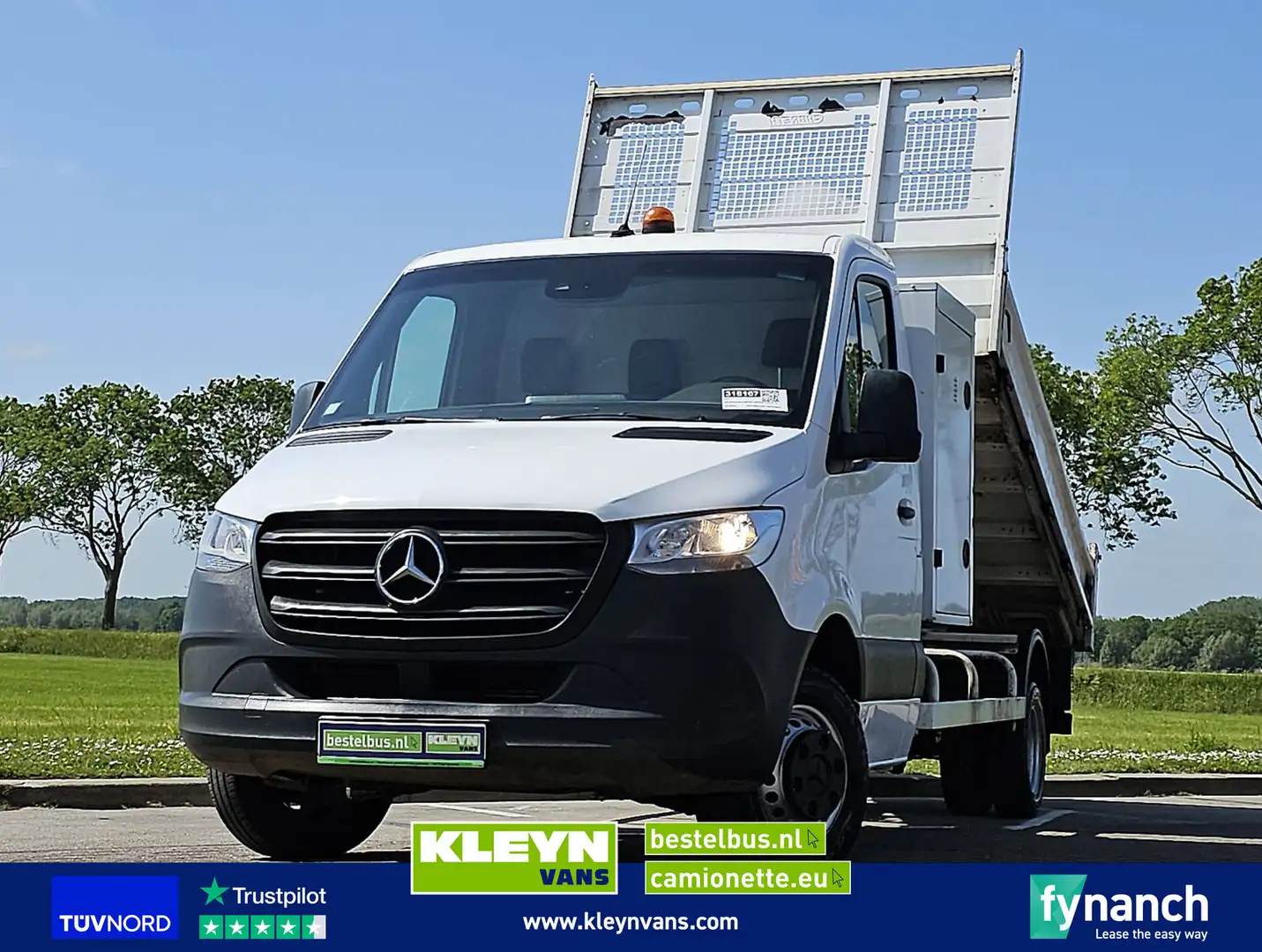 Mercedes-Benz Sprinter 519 3.0Ltr Kipper V6 AC! Wit - 1