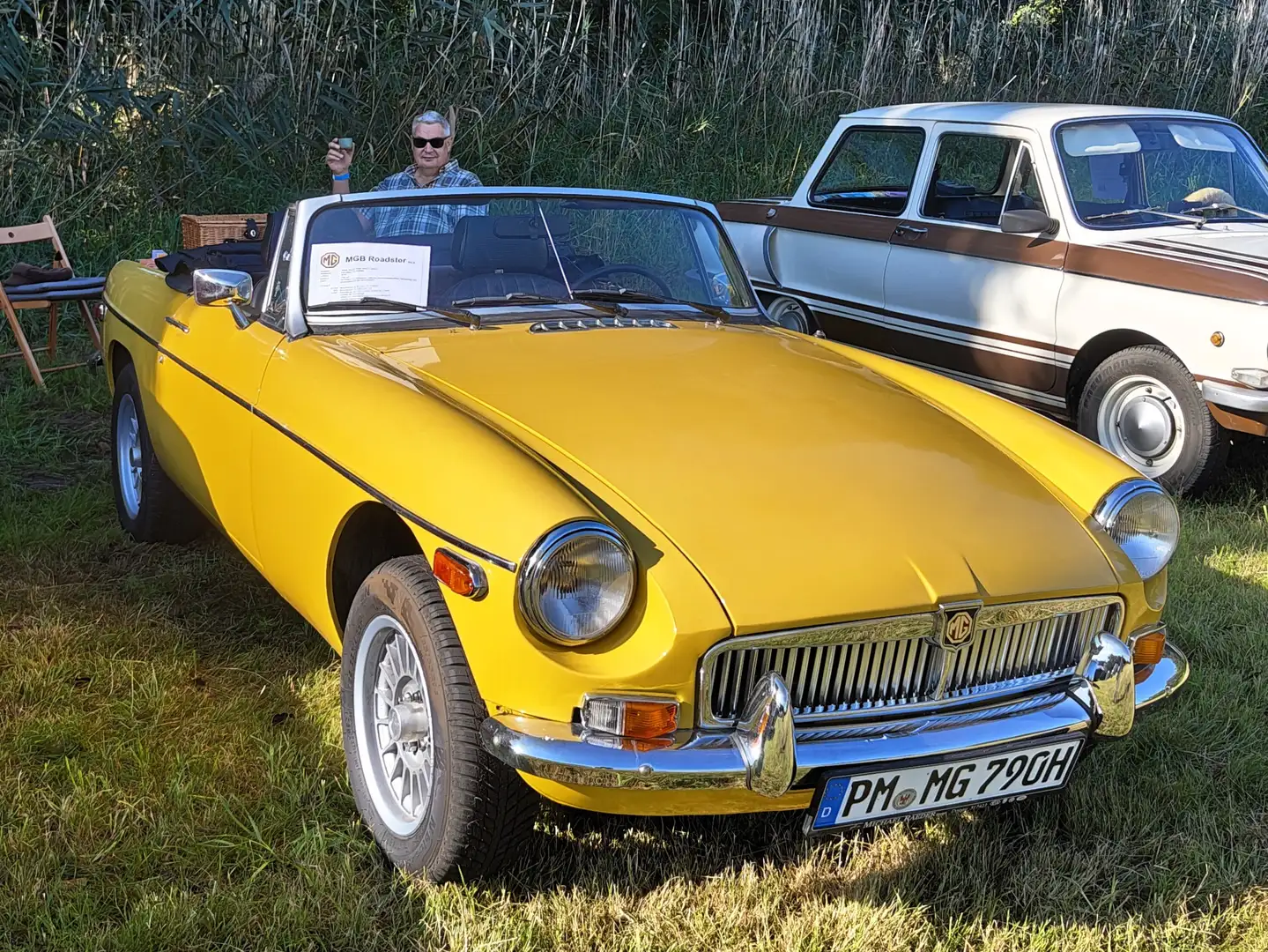 MG MGB MGB MK III Cabrio Roadster Sárga - 2