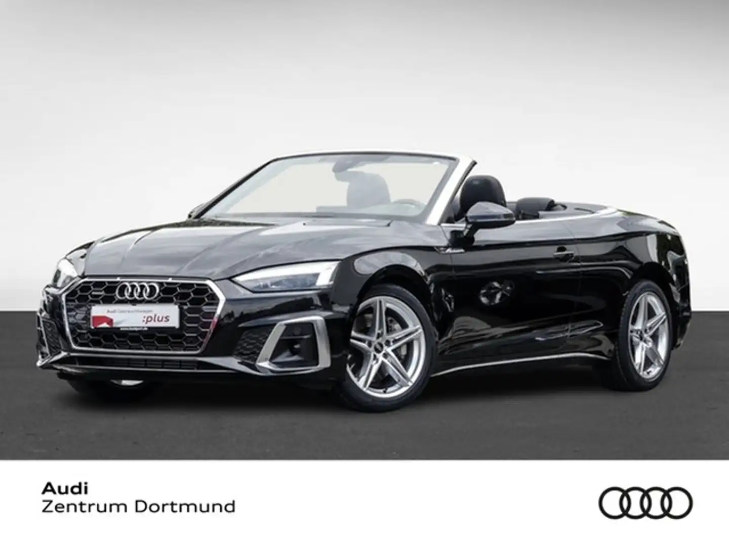 Audi A5 Cabrio 45 quattro S LINE KAMERA ALU18 NAVI+ Schwarz - 1